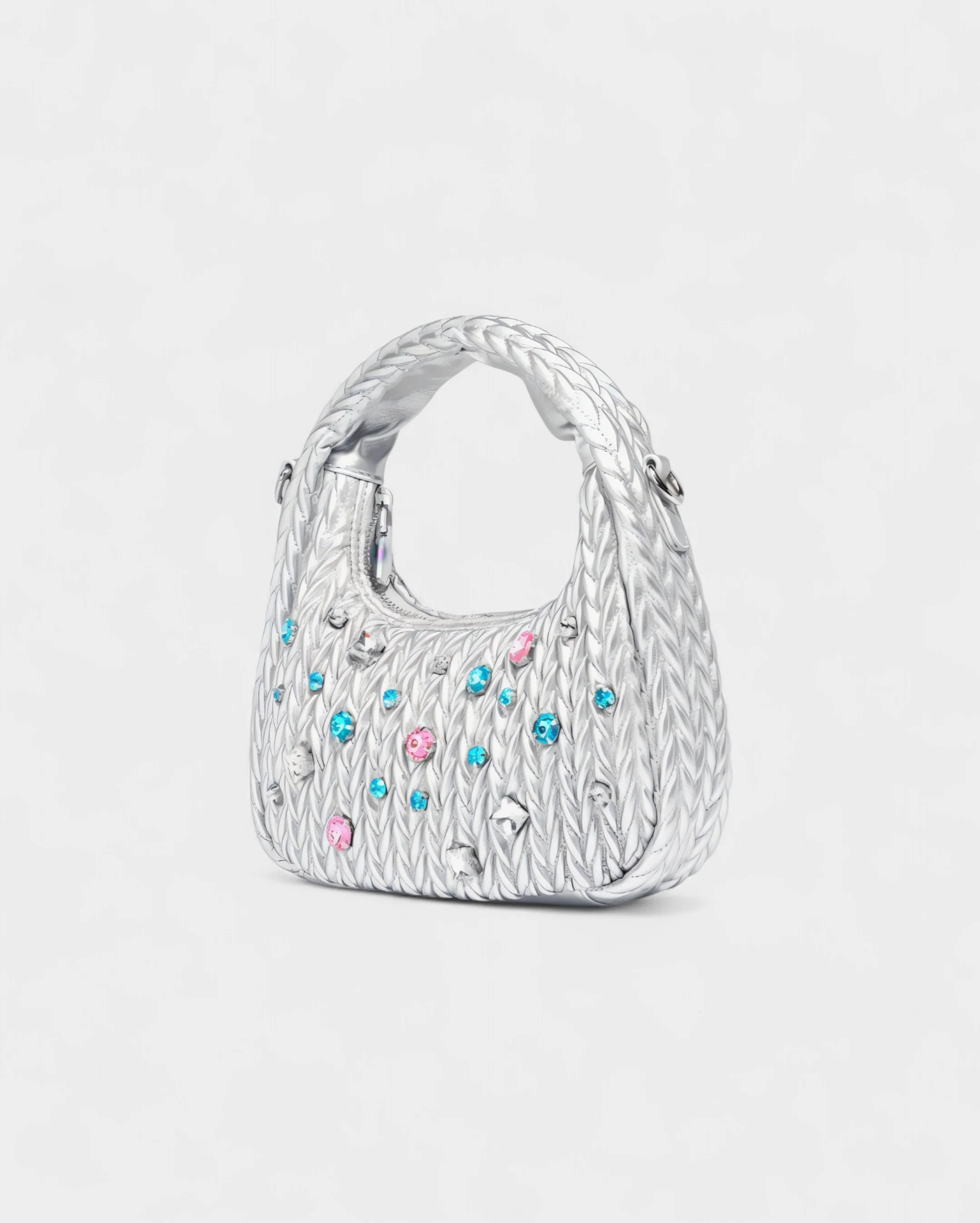 ADELE Quilted Diamond Handbag - Image 11