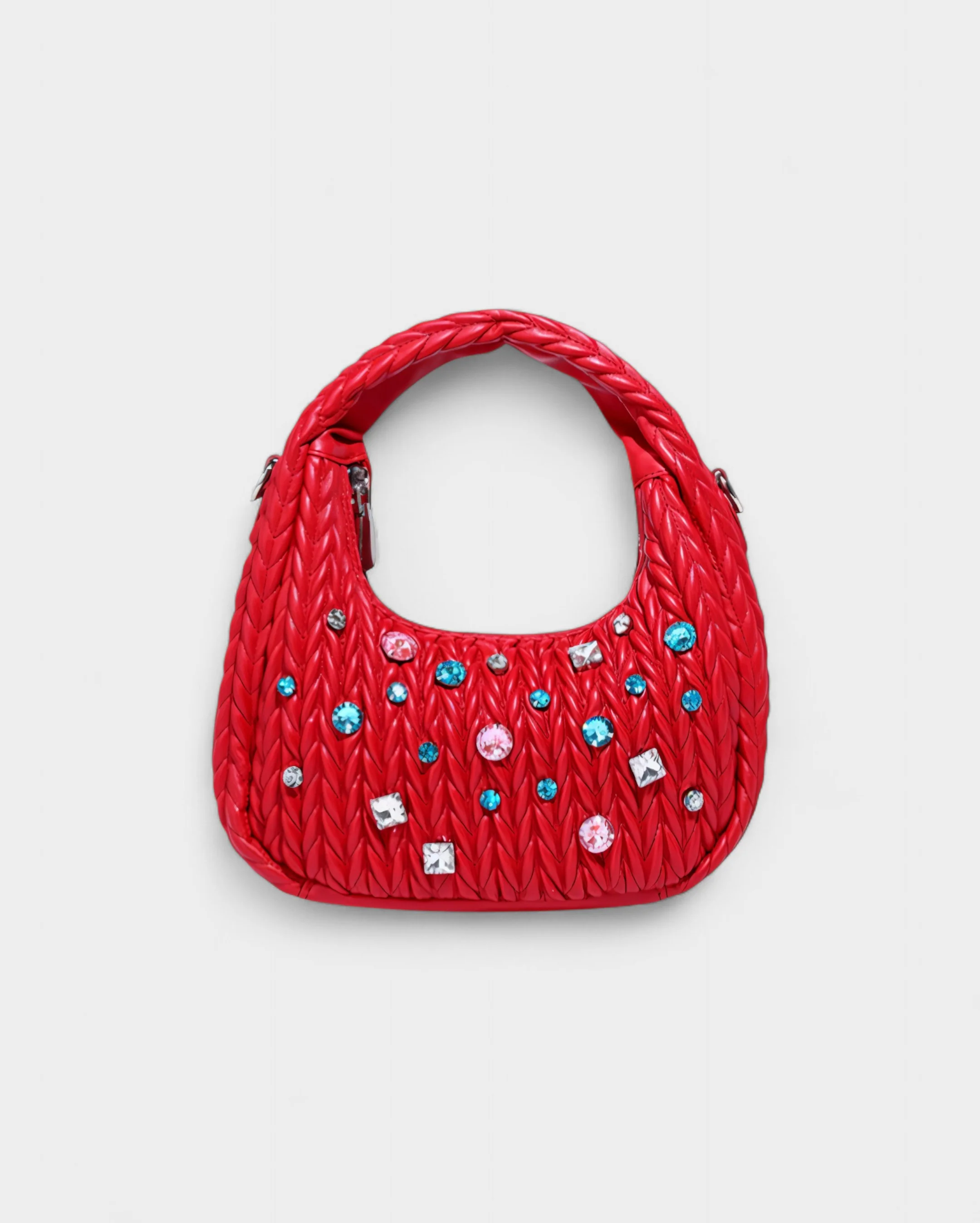 ADELE Quilted Diamond Handbag - Image 13