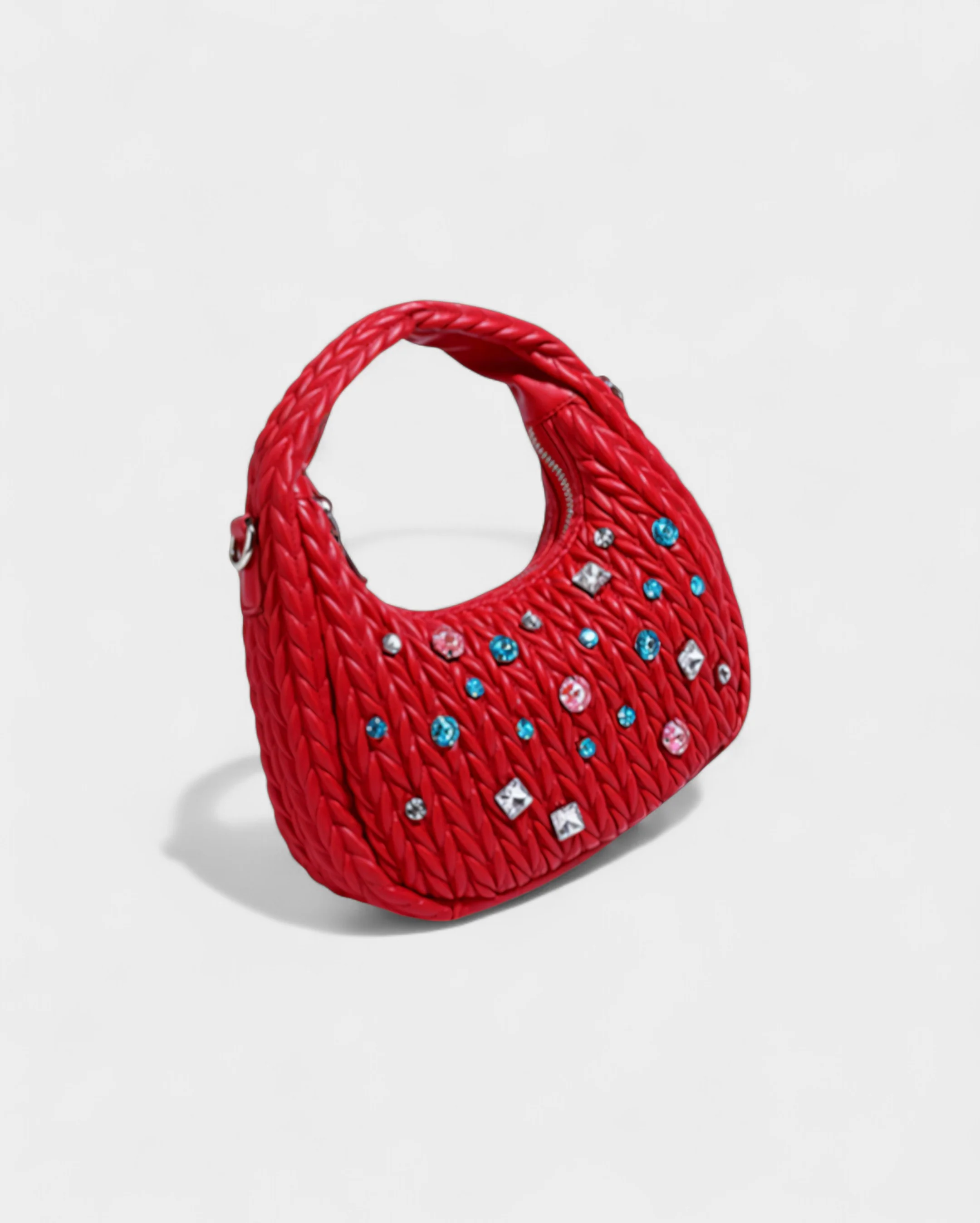 ADELE Quilted Diamond Handbag - Image 14