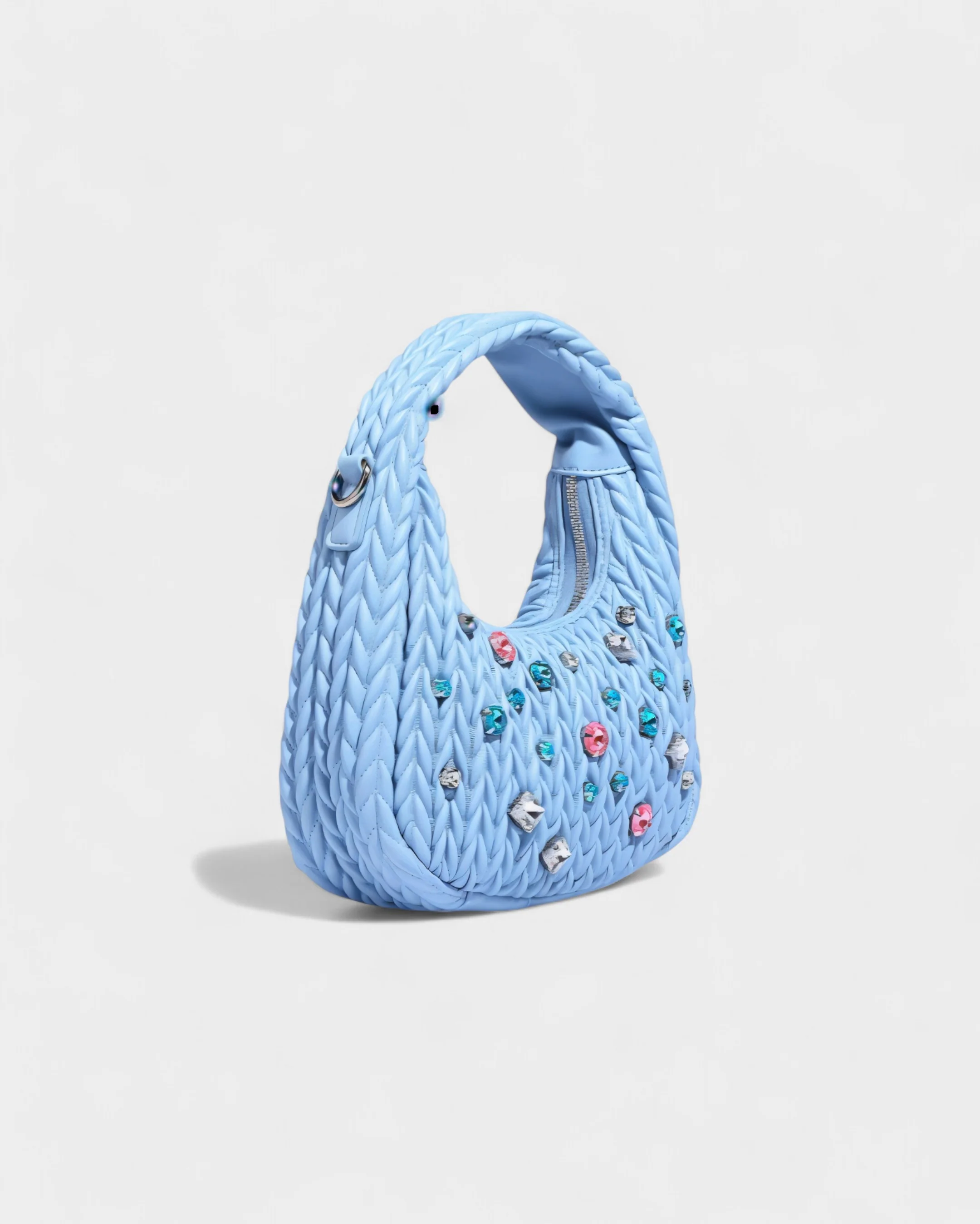 ADELE Quilted Diamond Handbag - Image 15
