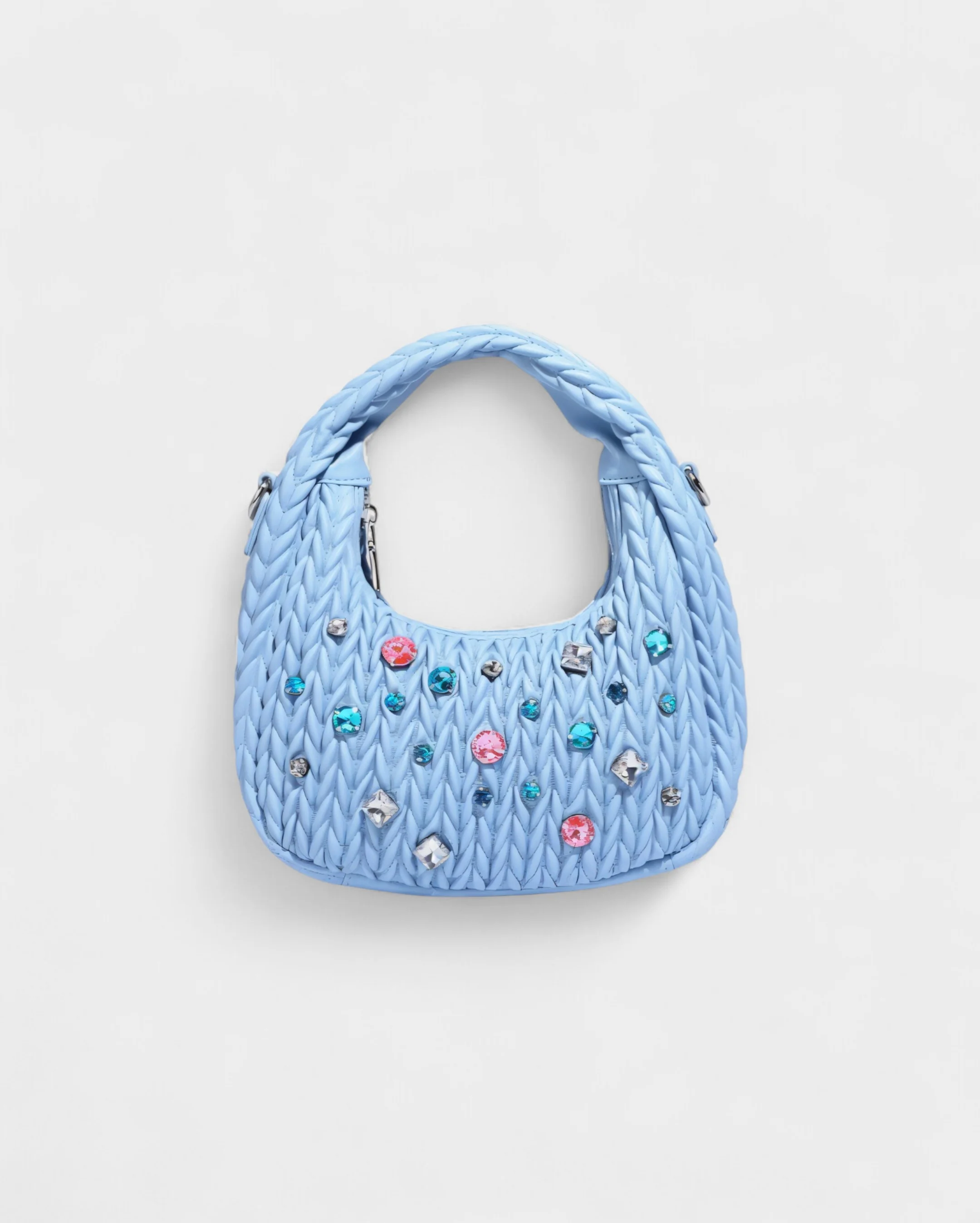 ADELE Quilted Diamond Handbag - Image 16