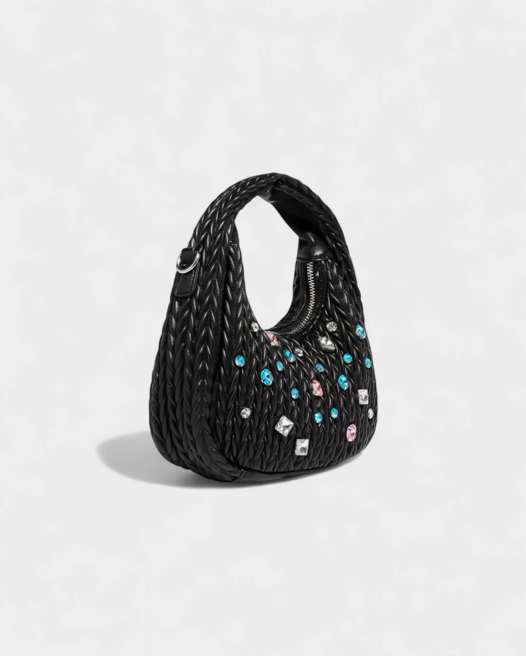 ADELE Quilted Diamond Handbag - Image 18