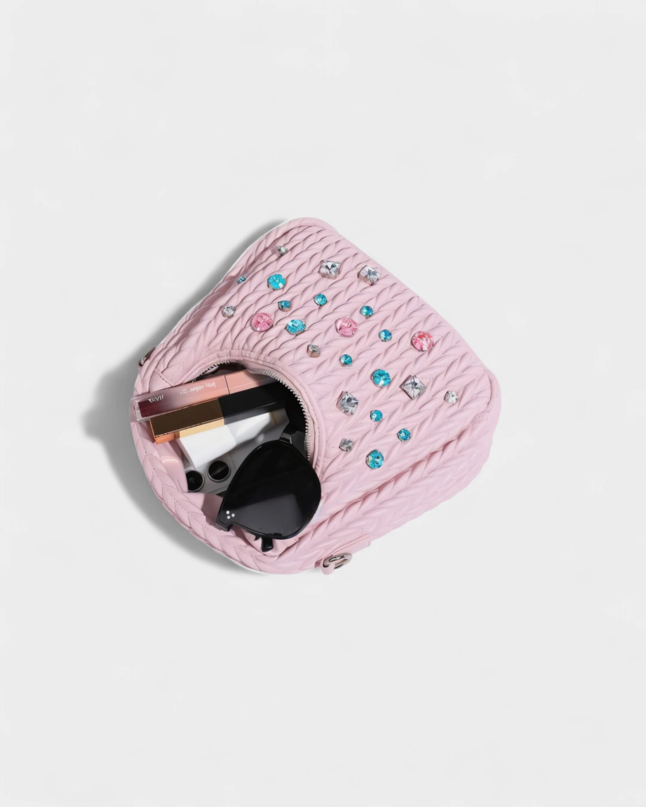 ADELE Quilted Diamond Handbag - Image 7