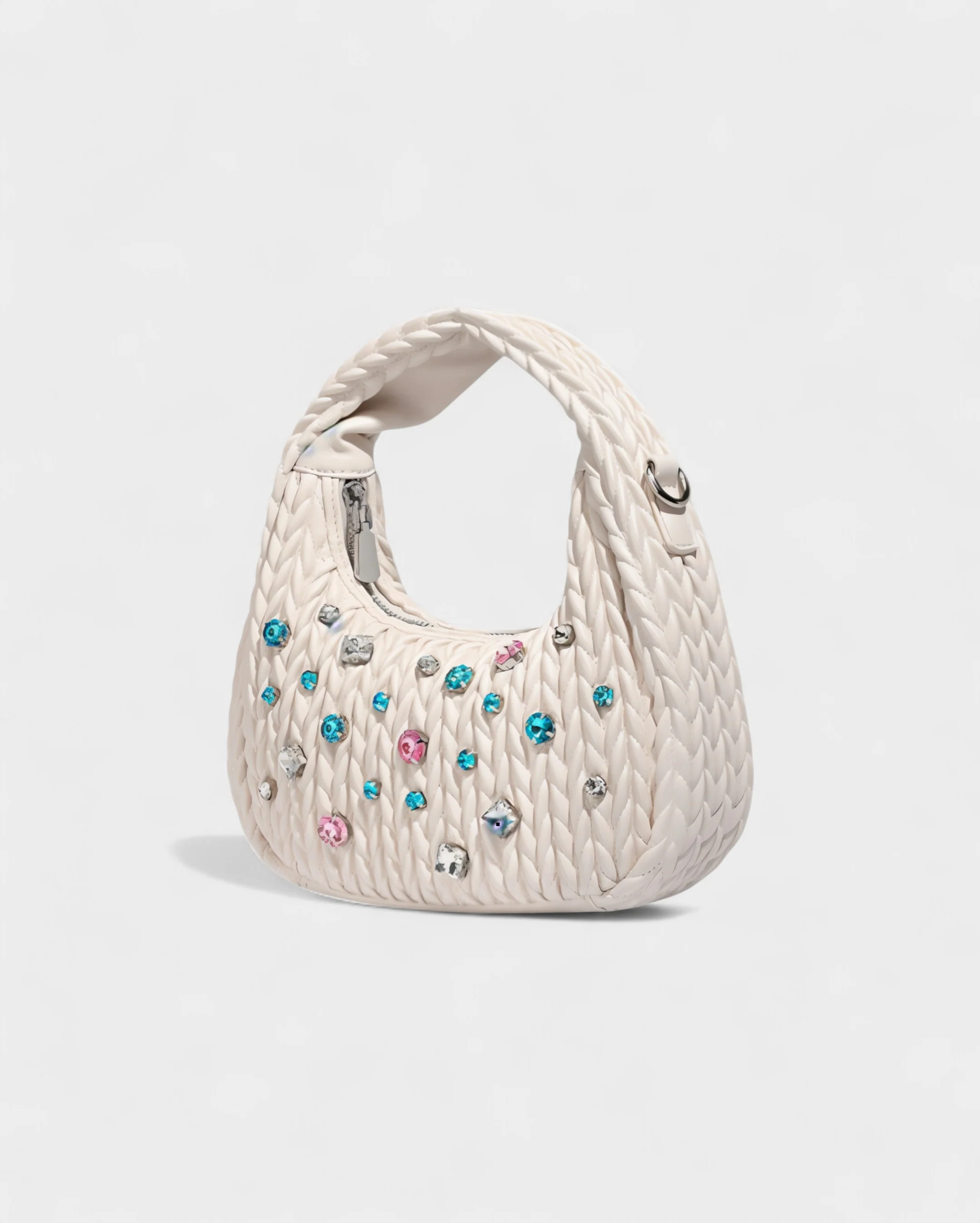ADELE Quilted Diamond Handbag - Image 9