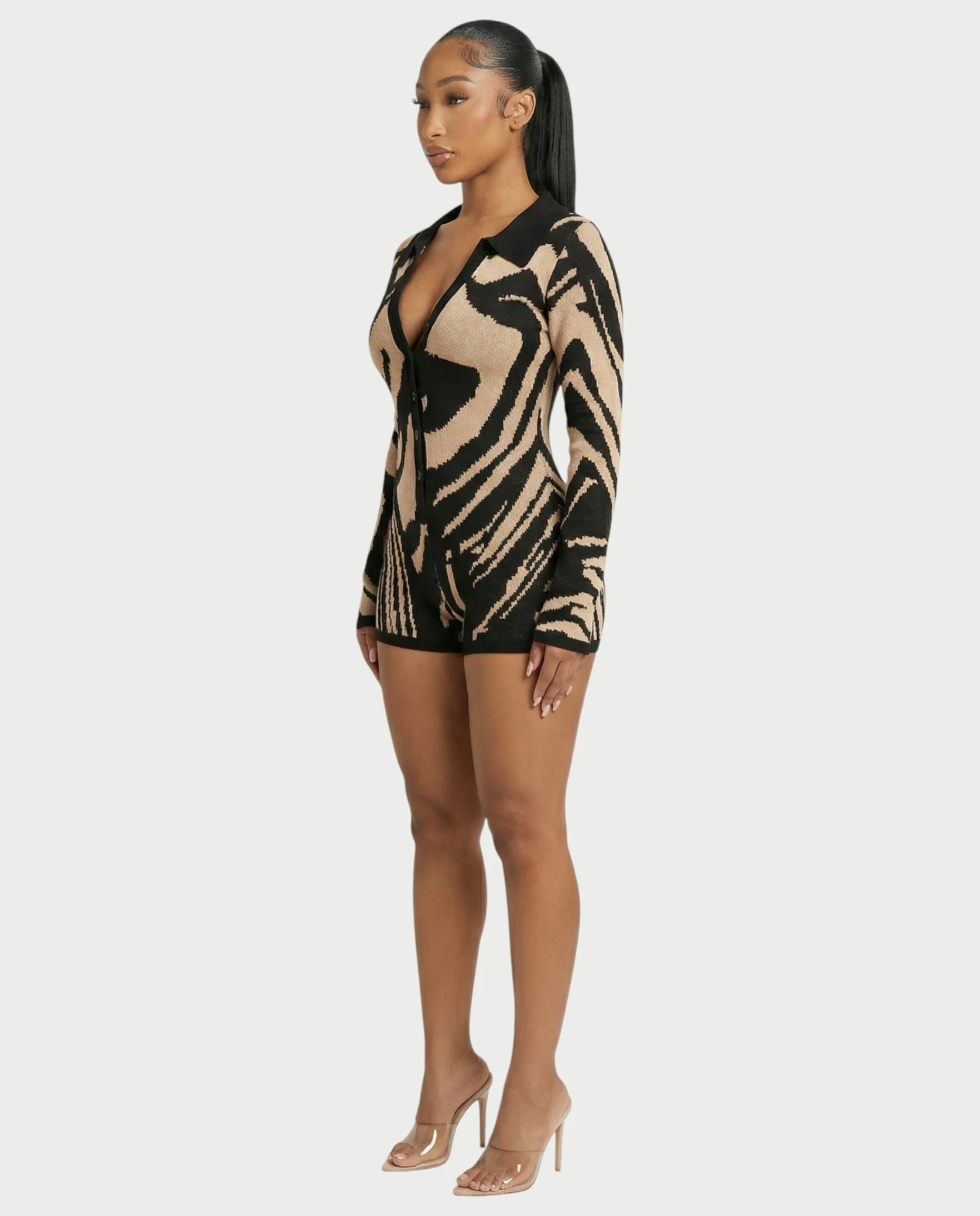 ALAIA Knitted Sweater Playsuit - Image 3