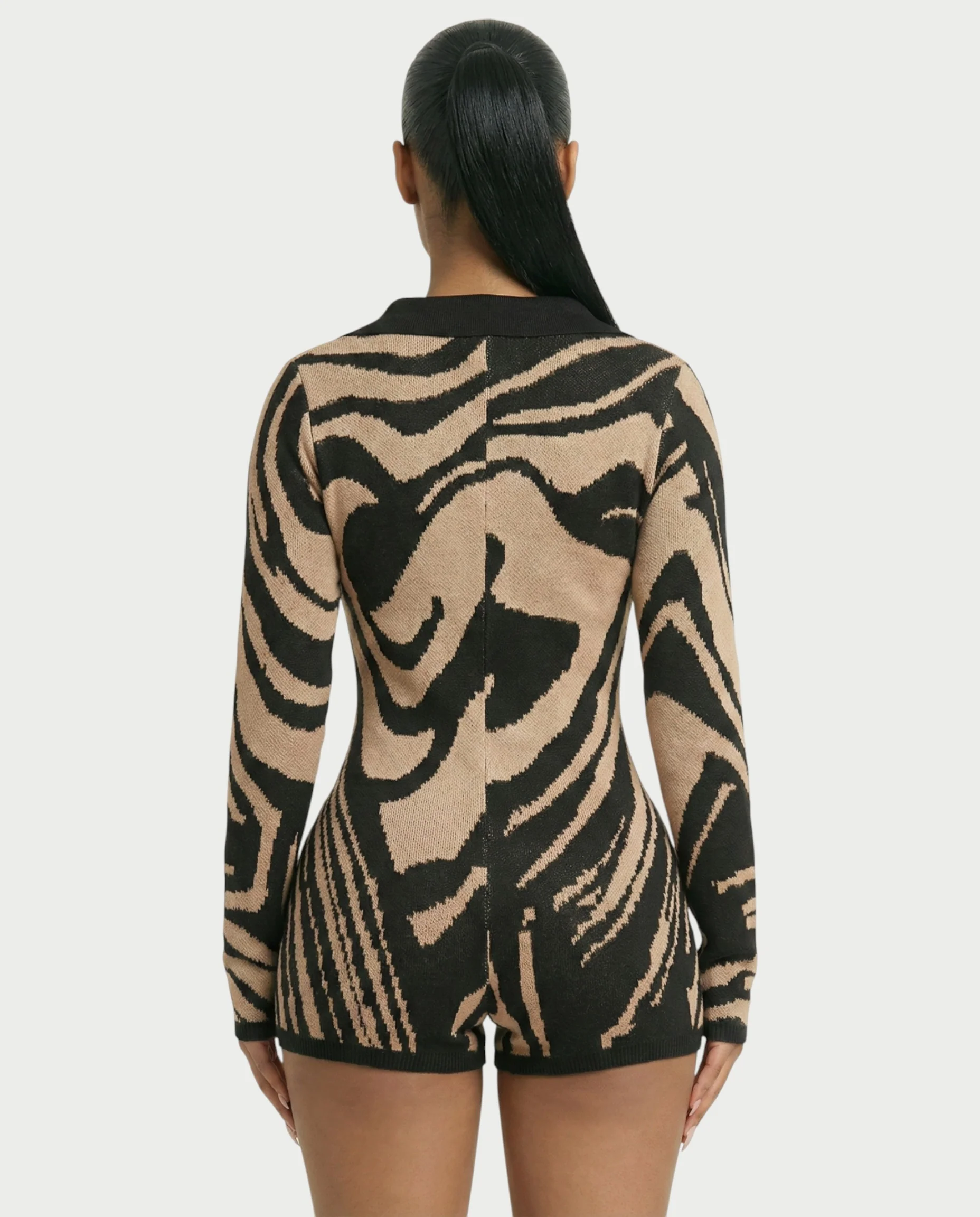 ALAIA Knitted Sweater Playsuit - Image 5