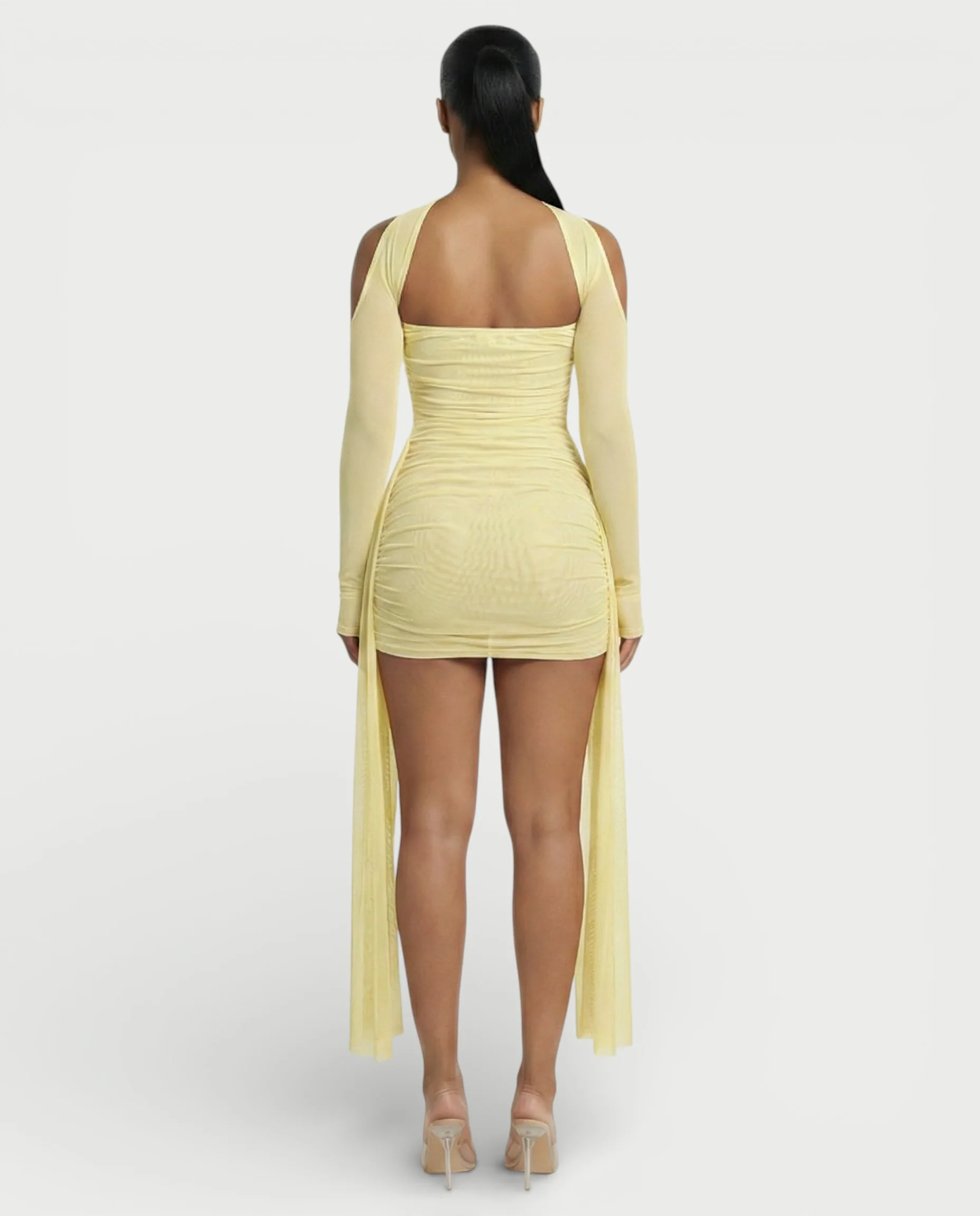 ANNE Strapless Mesh Mini Dress - Image 12