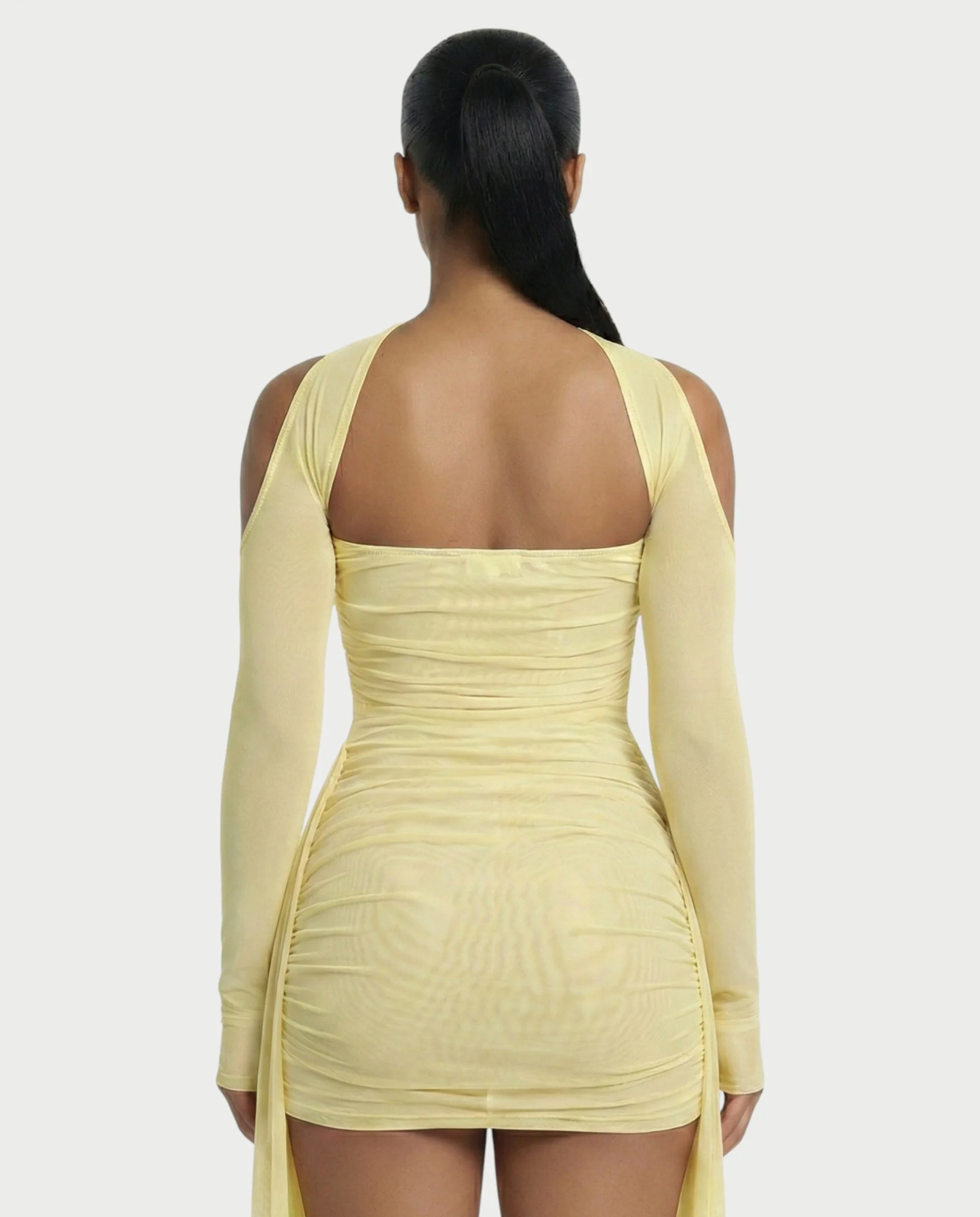 ANNE Strapless Mesh Mini Dress - Image 15