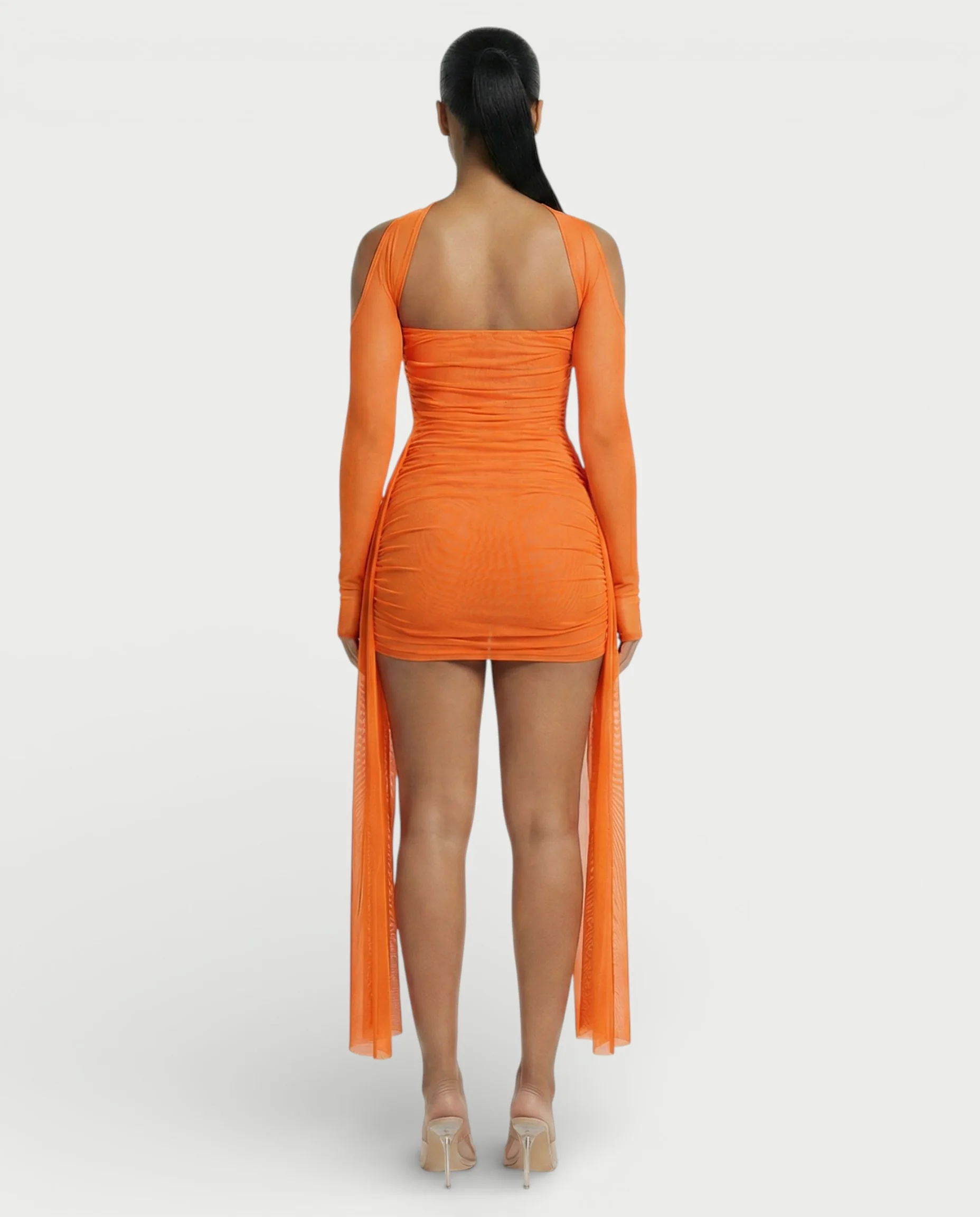 ANNE Strapless Mesh Mini Dress - Image 17