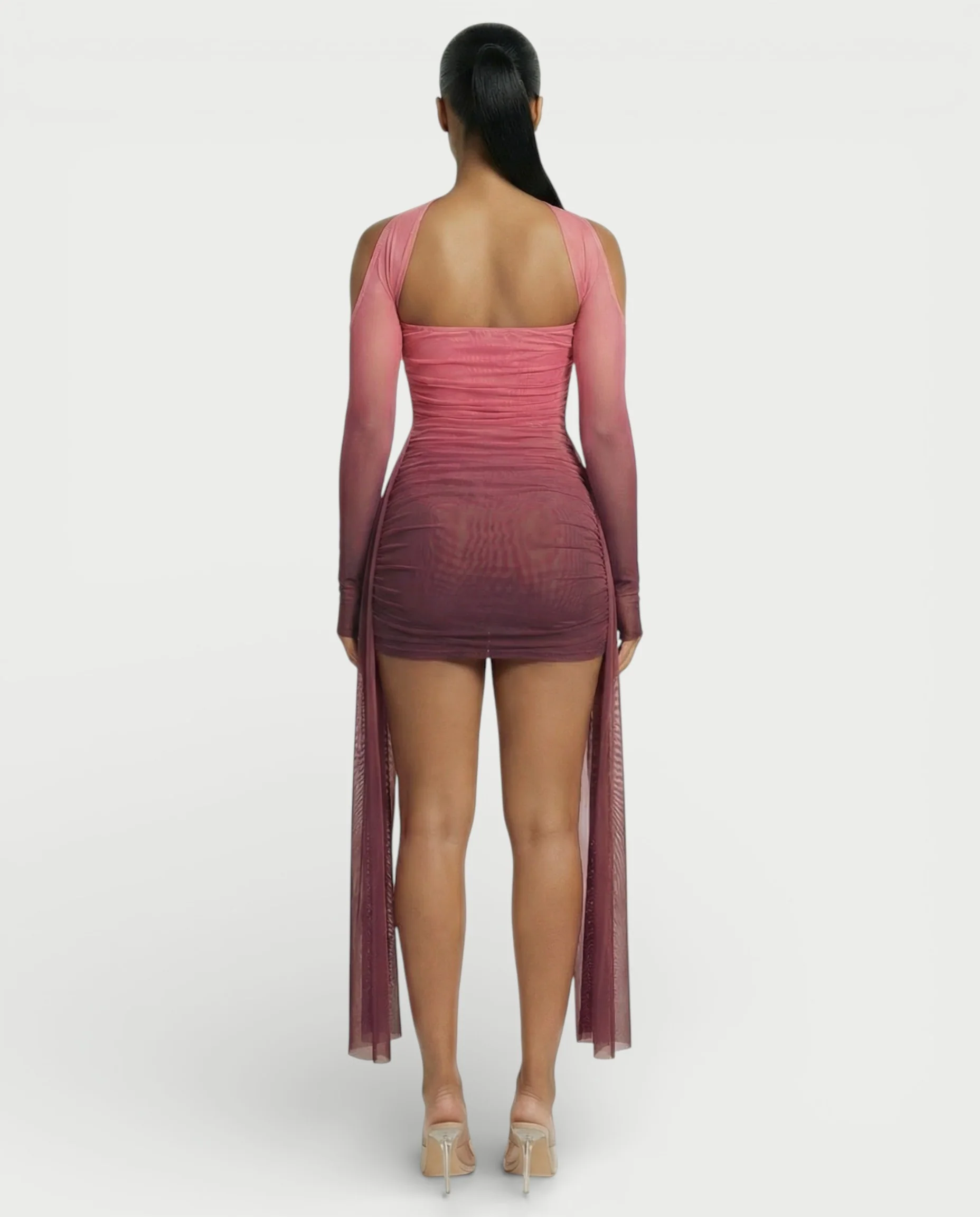 ANNE Strapless Mesh Mini Dress - Image 22