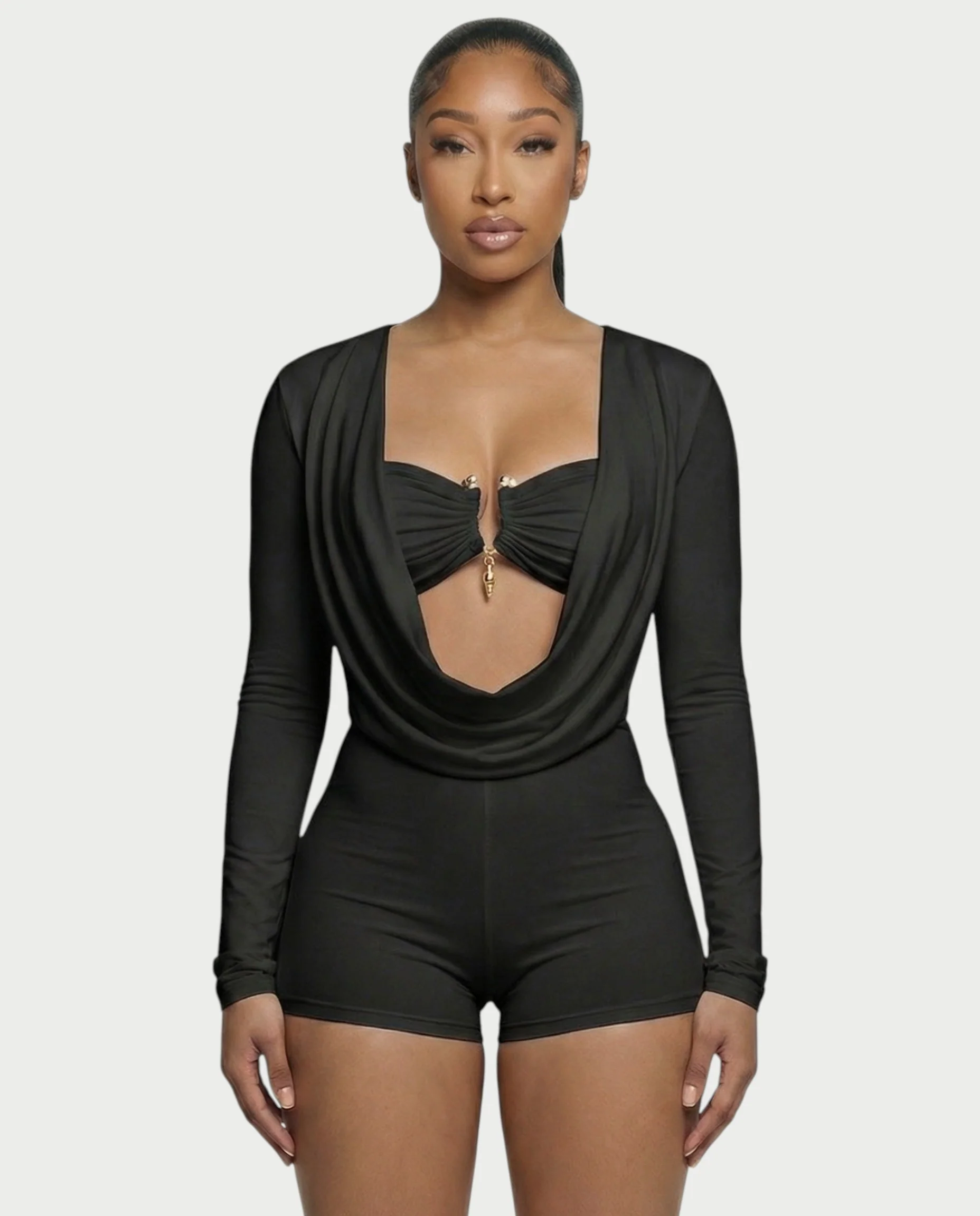 ARIELLE Halter Neck Romper - Image 14
