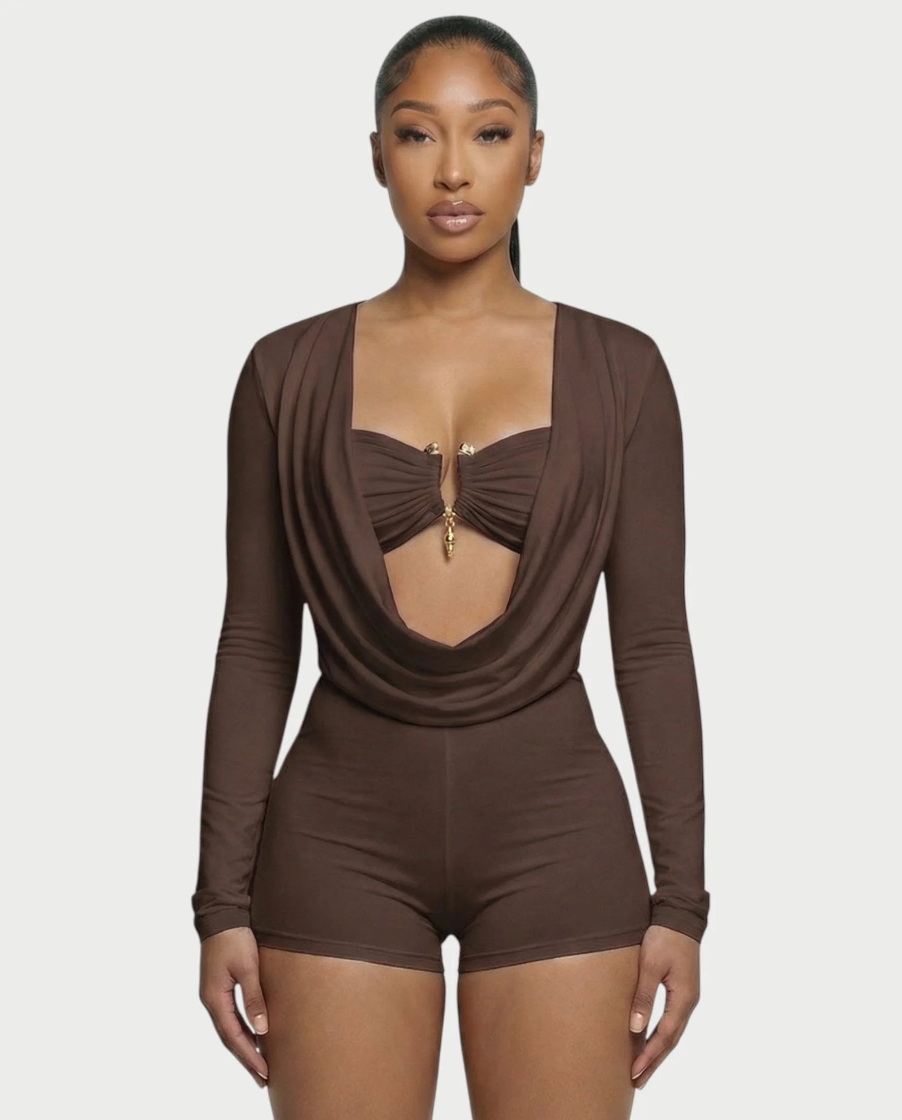 ARIELLE Halter Neck Romper - Image 19