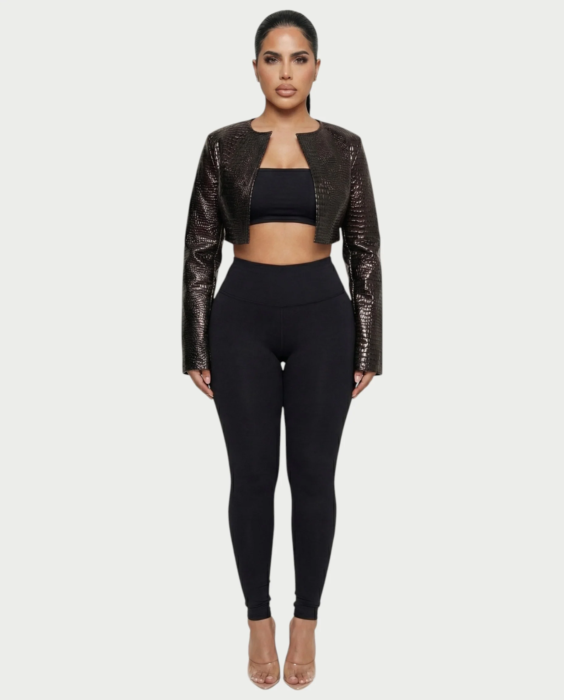 ASA Faux Croco Jacket - Image 13