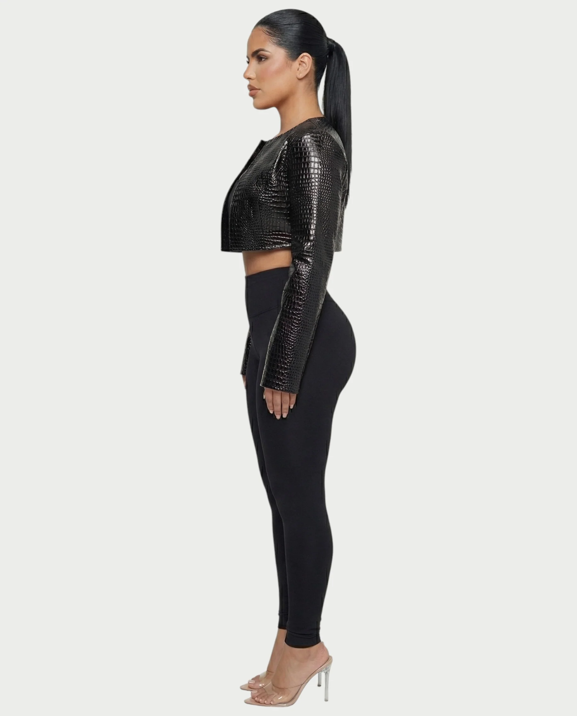 ASA Faux Croco Jacket - Image 14