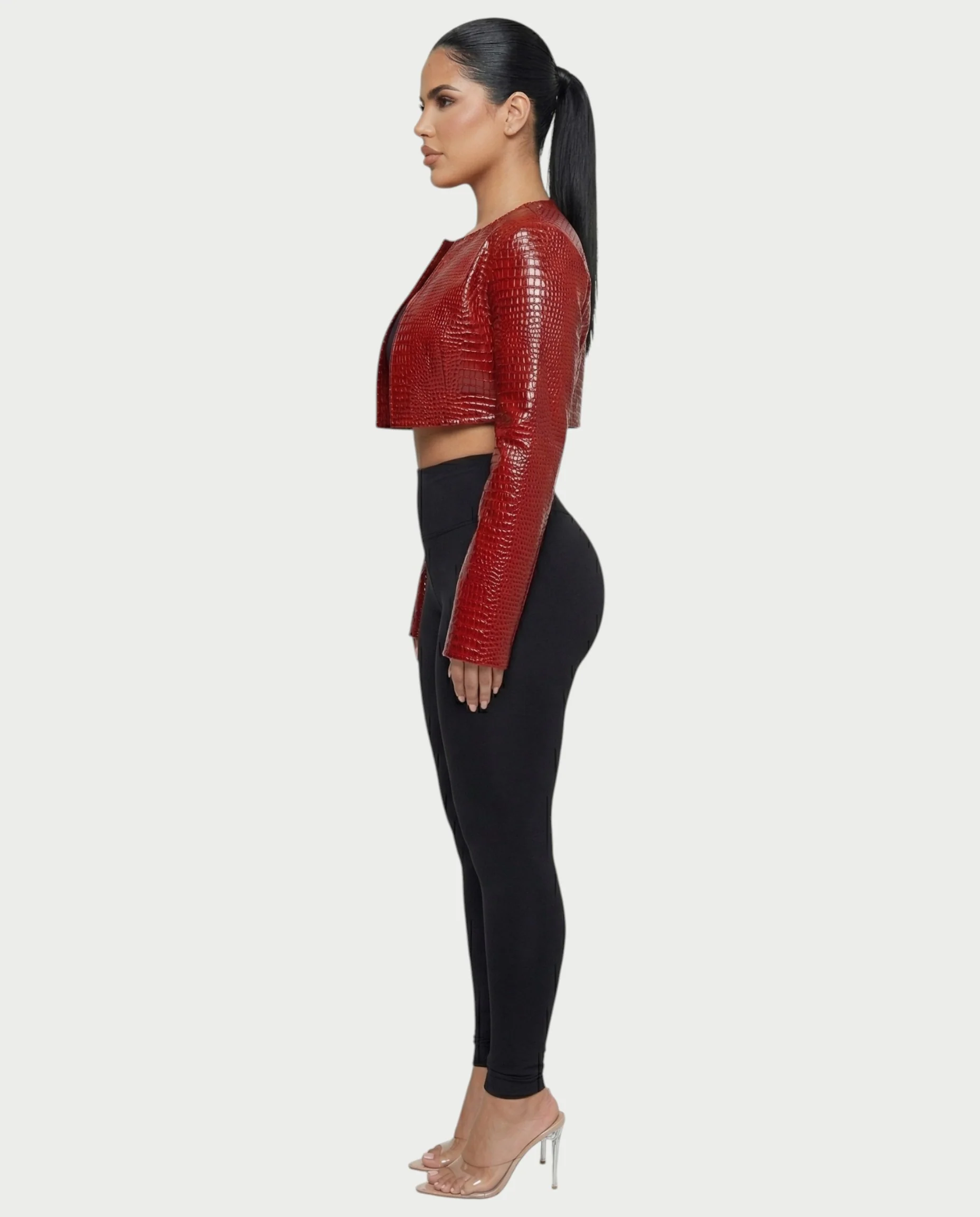 ASA Faux Croco Jacket - Image 5