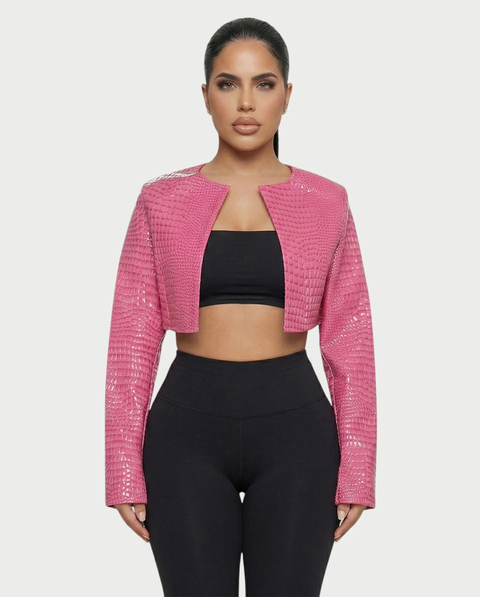 ASA Faux Croco Jacket - Image 6