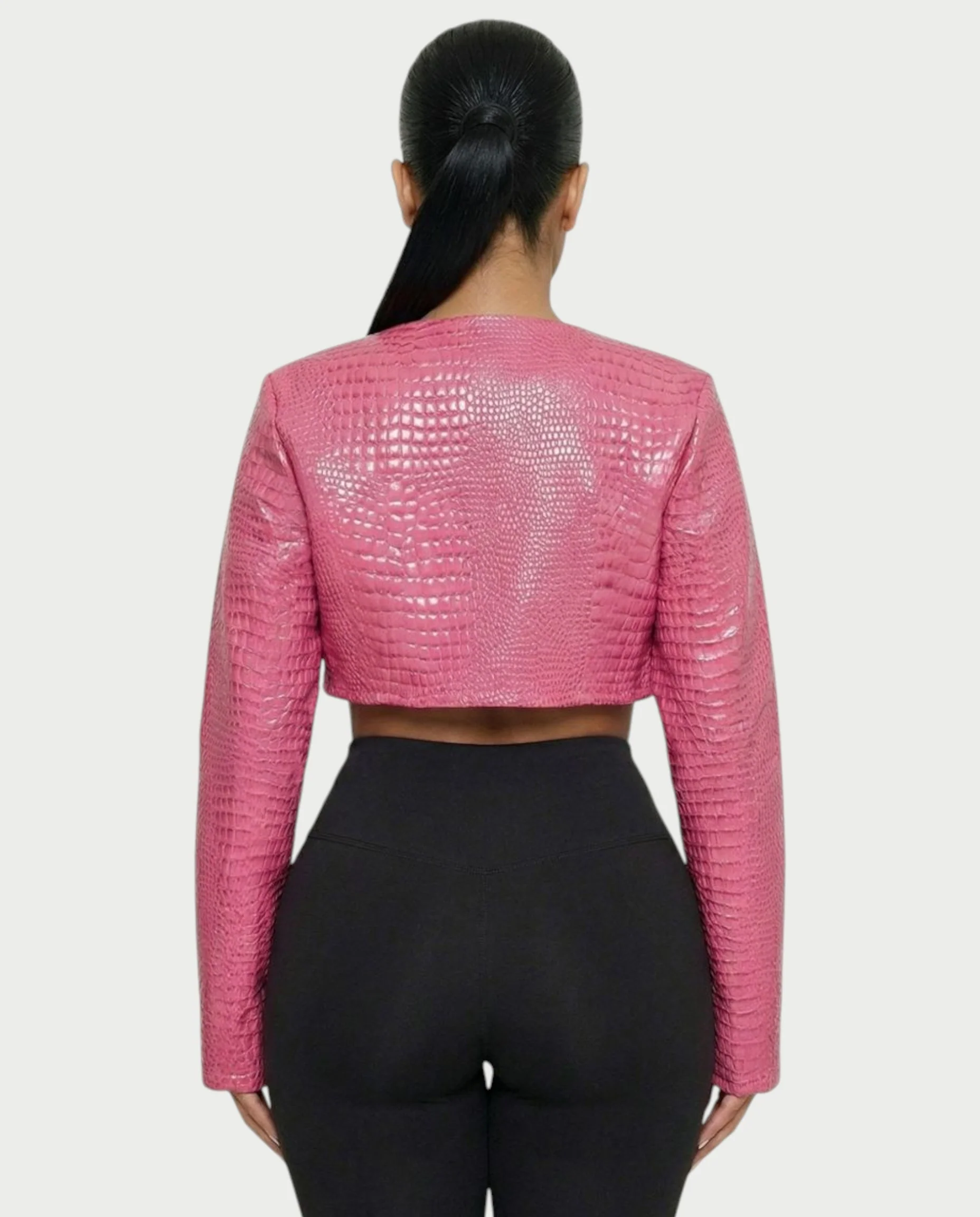 ASA Faux Croco Jacket - Image 7