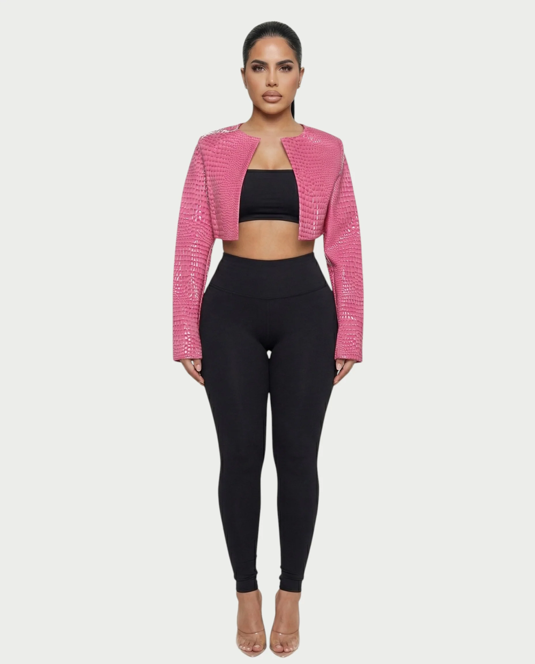 ASA Faux Croco Jacket - Image 8