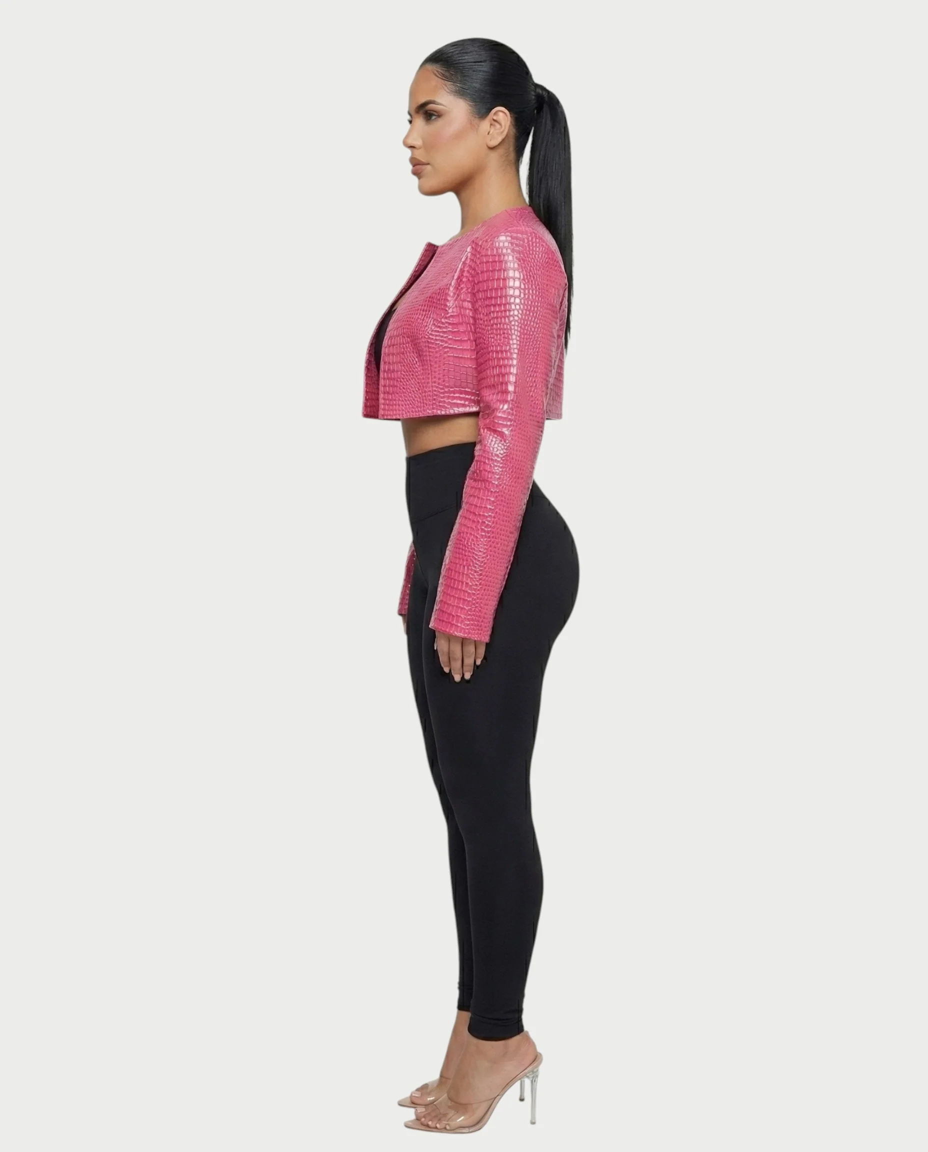 ASA Faux Croco Jacket - Image 9