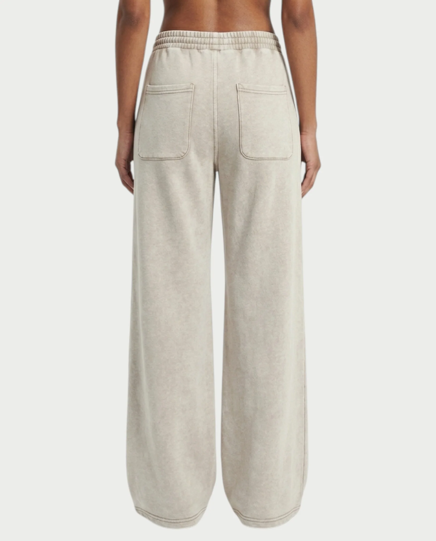 ASHINA Washed Zip-Up Jacket & Wide-Leg Drawstring Pants Set - Image 12