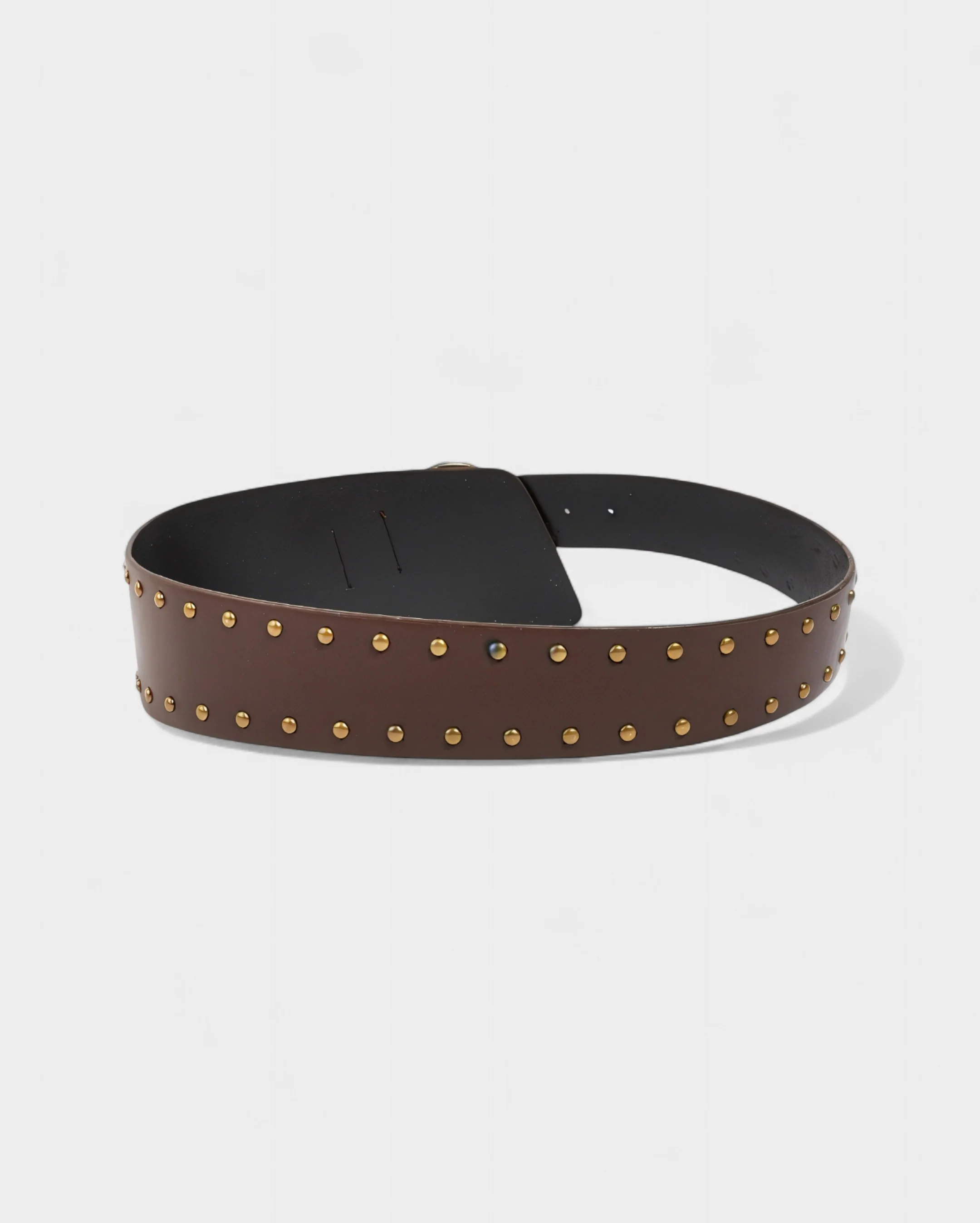 AYYZEL Faux Leather Wide Studded Belt - Image 2