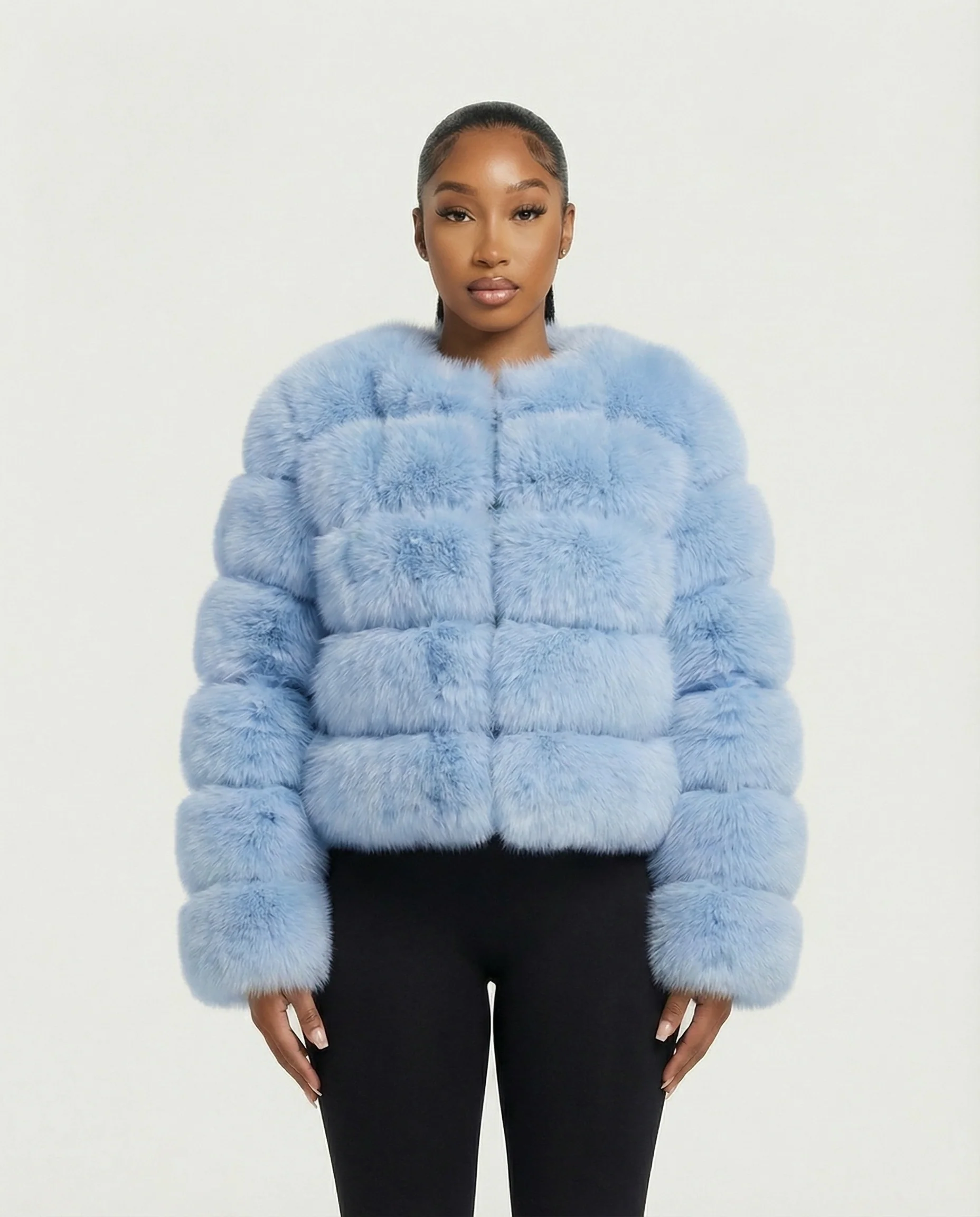 BEATRICE Faux Fur Bubble Jacket - Image 2