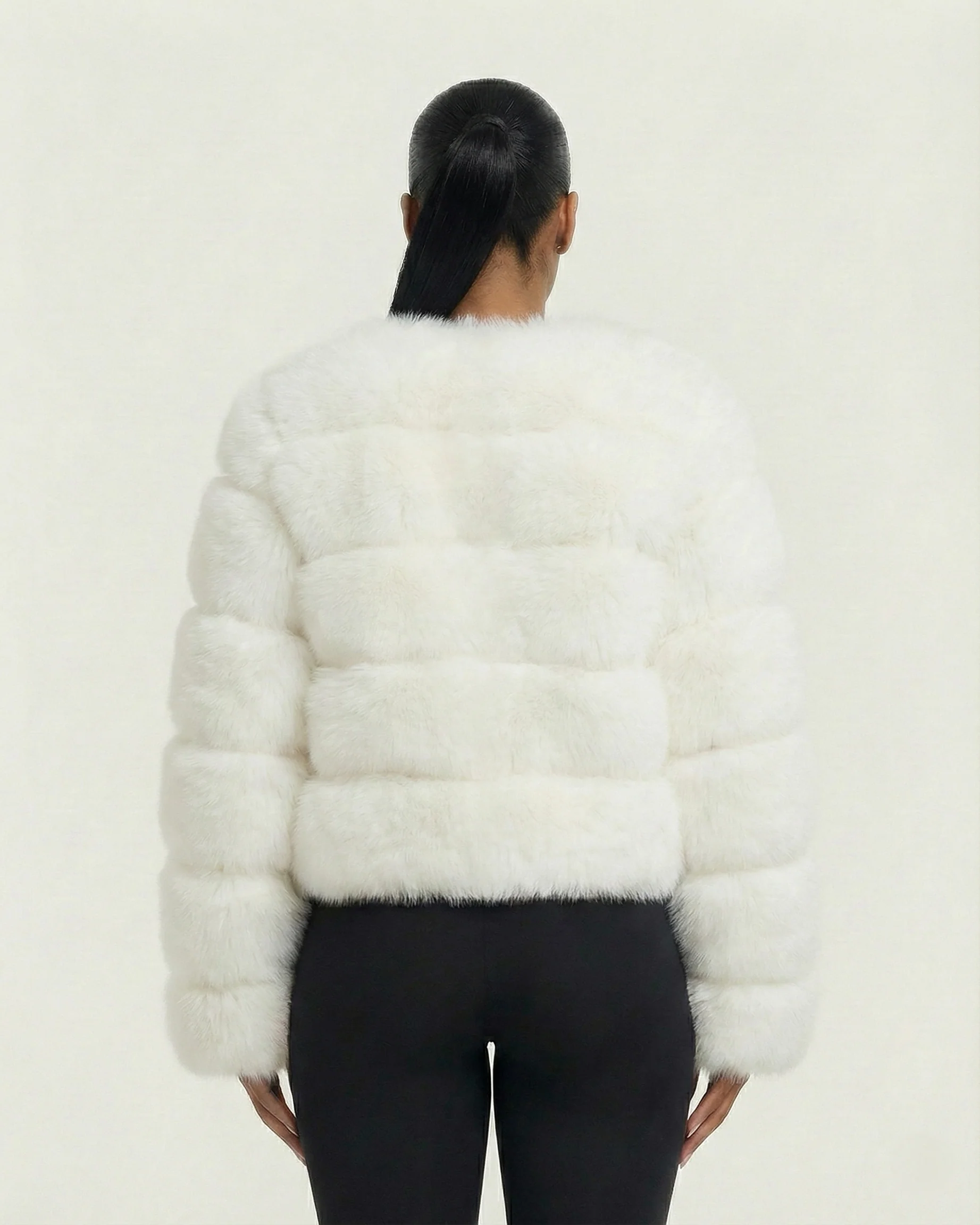 BEATRICE Faux Fur Bubble Jacket - Image 20