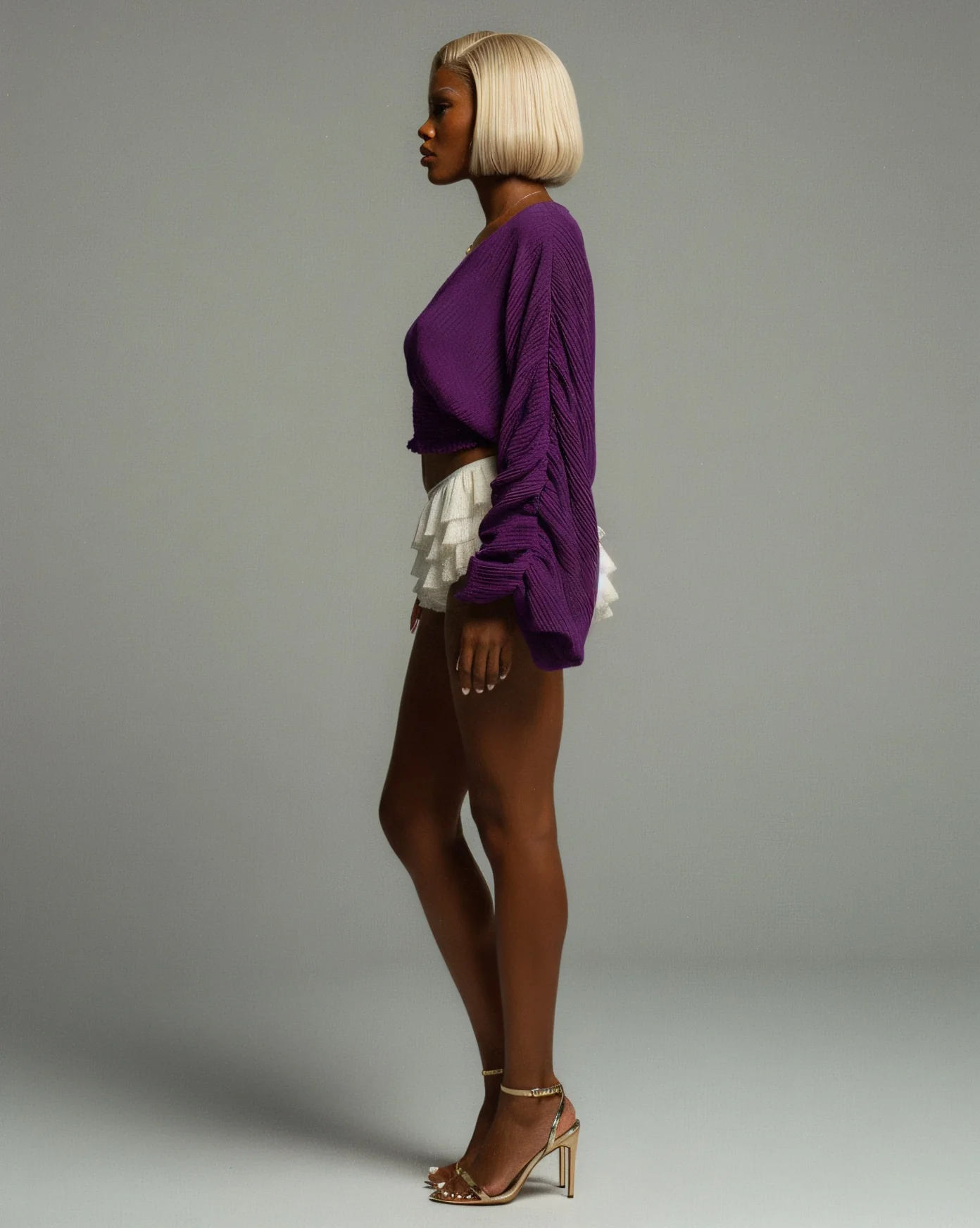 BERYL Long-Sleeve Chiffon Blouse - Image 15