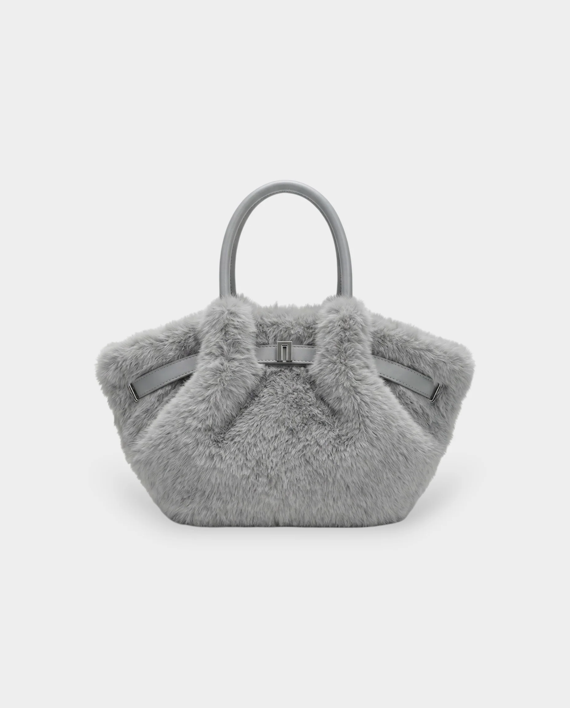 BRIVELLE Faux Fur Crossbody Handbag