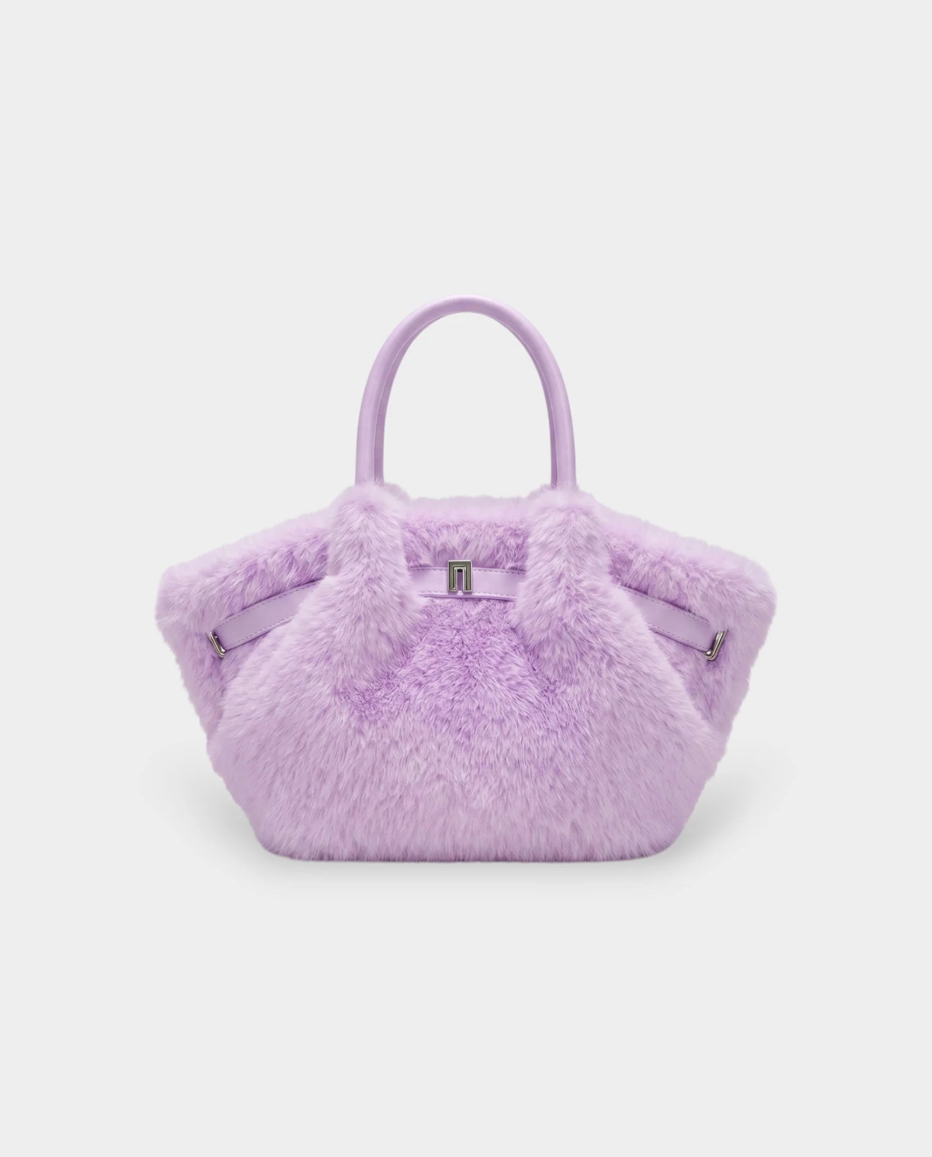 BRIVELLE Faux Fur Crossbody Handbag - Image 10