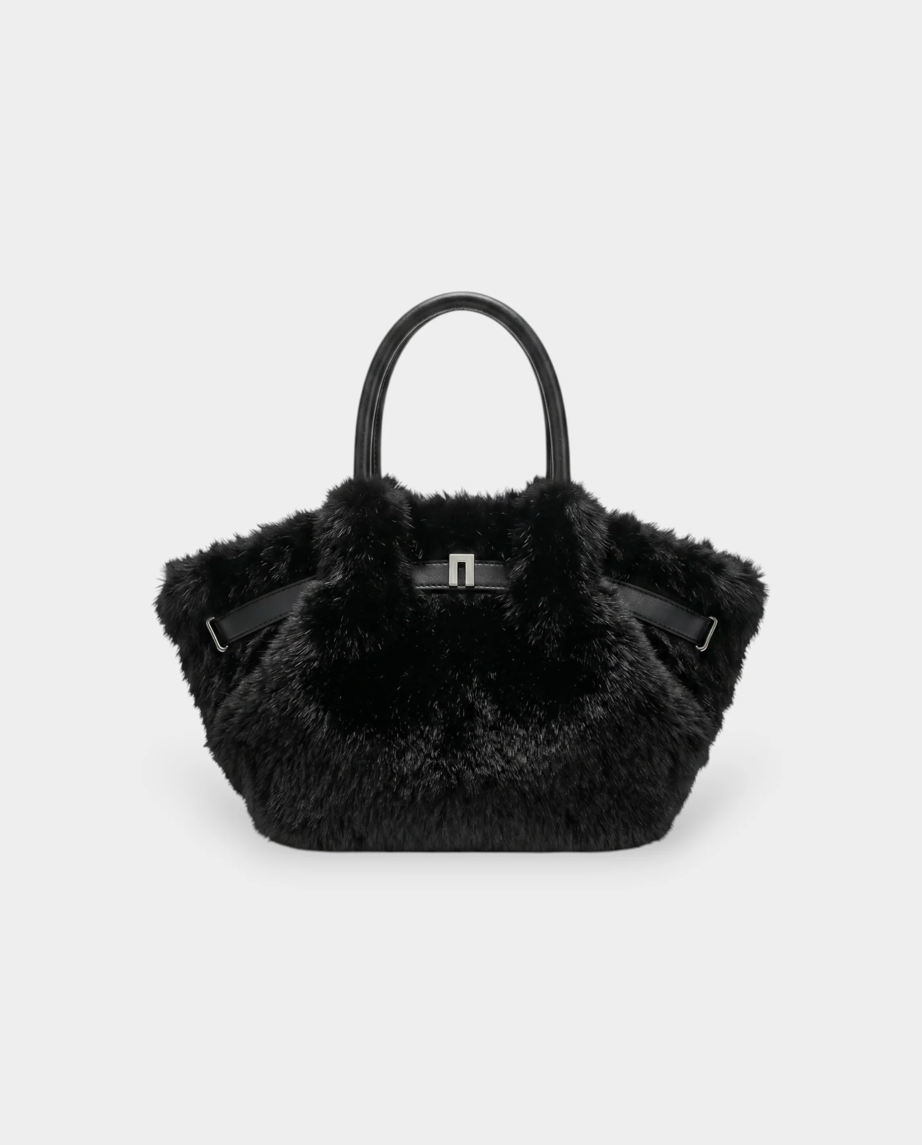 BRIVELLE Faux Fur Crossbody Handbag - Image 22