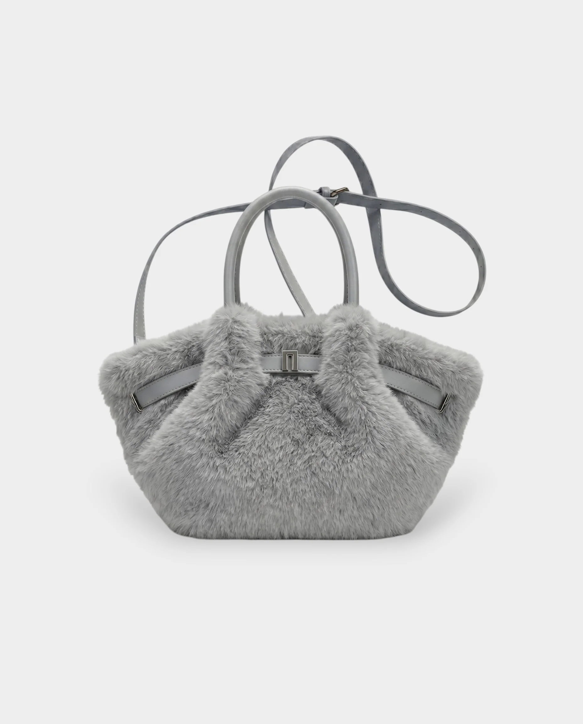 BRIVELLE Faux Fur Crossbody Handbag - Image 3