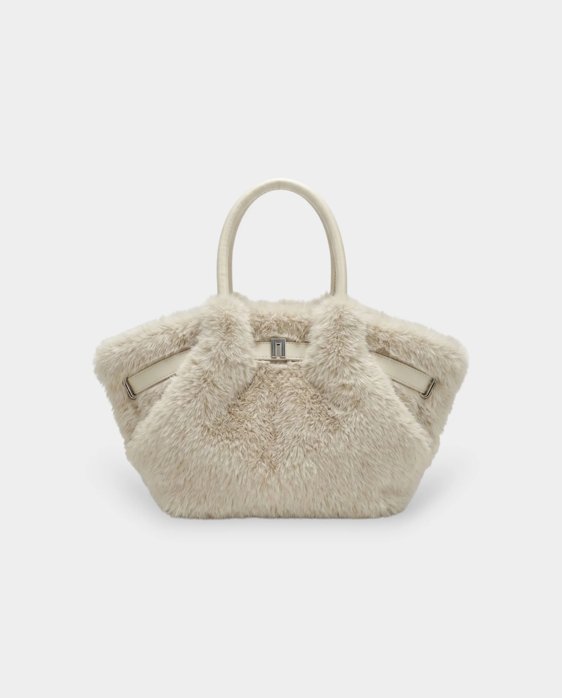 BRIVELLE Faux Fur Crossbody Handbag - Image 4