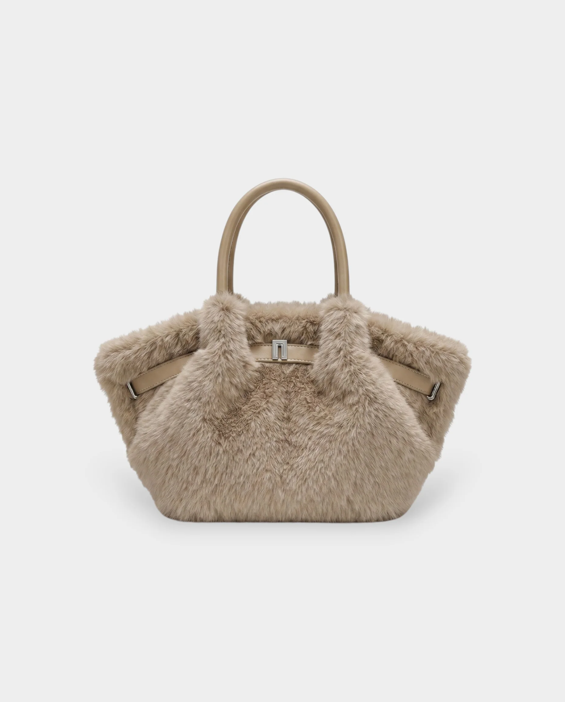 BRIVELLE Faux Fur Crossbody Handbag - Image 7