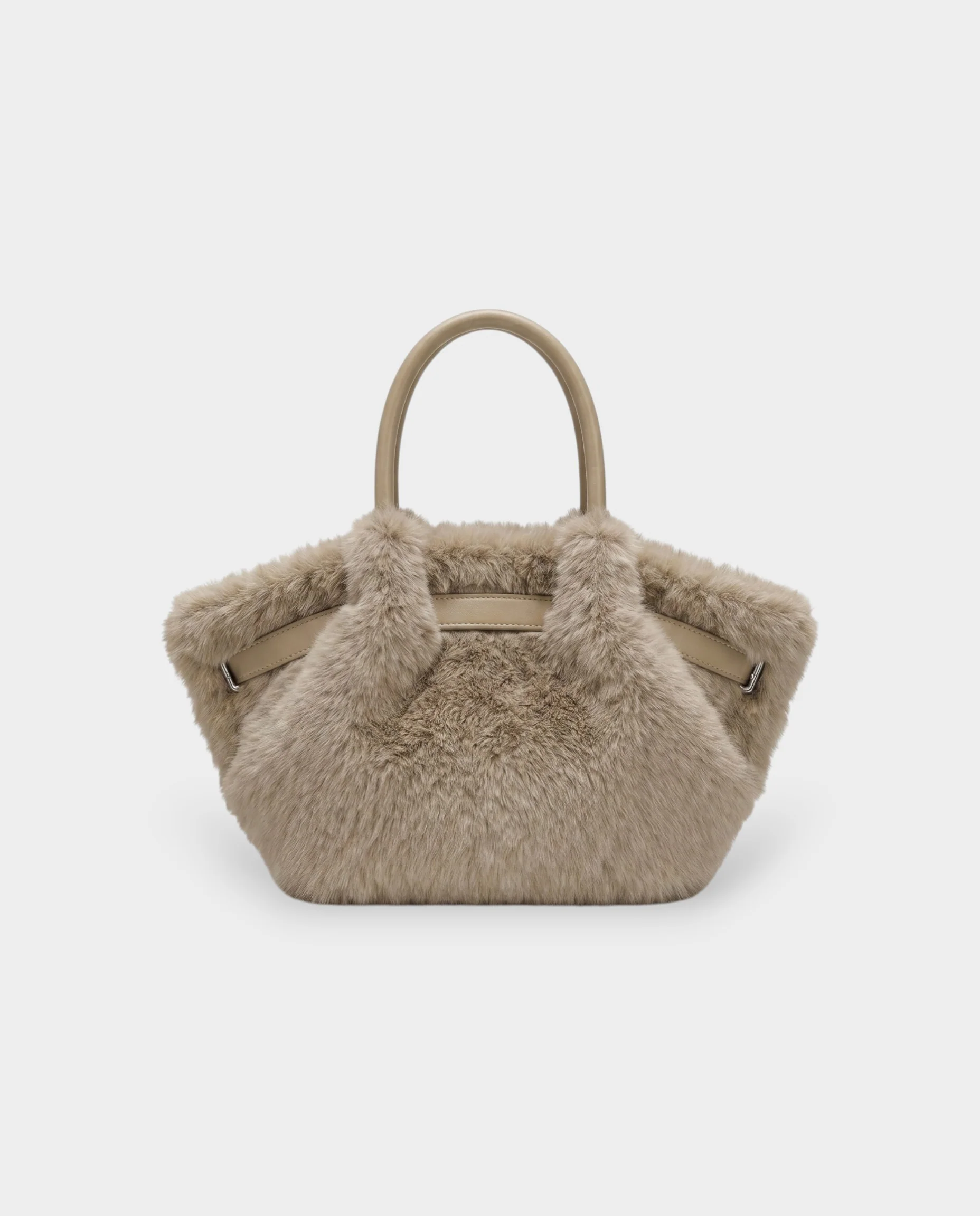 BRIVELLE Faux Fur Crossbody Handbag - Image 8