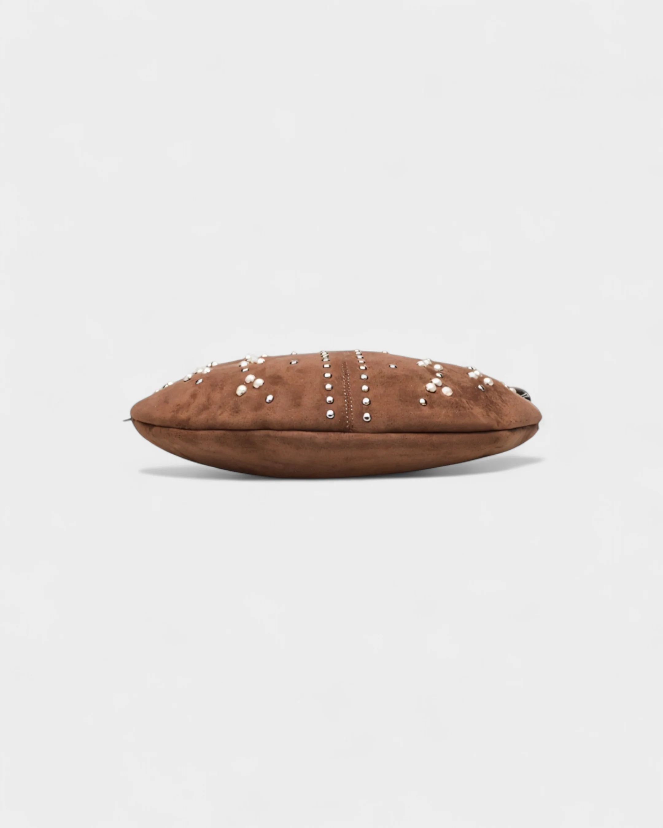 CORINA Studded Suede Shoulder Bag - Image 6