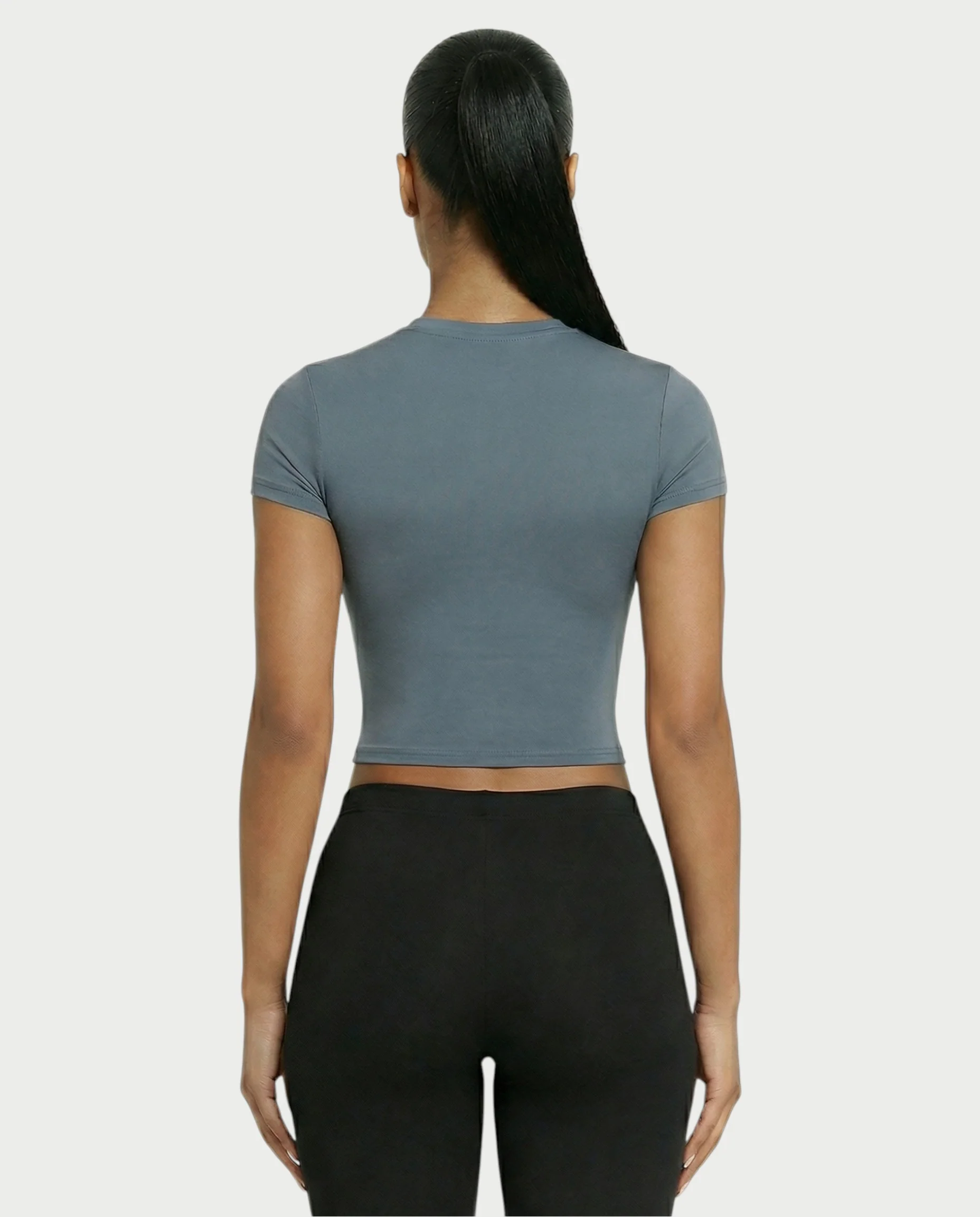 Crew Neck Slim-Fit Top - Image 6