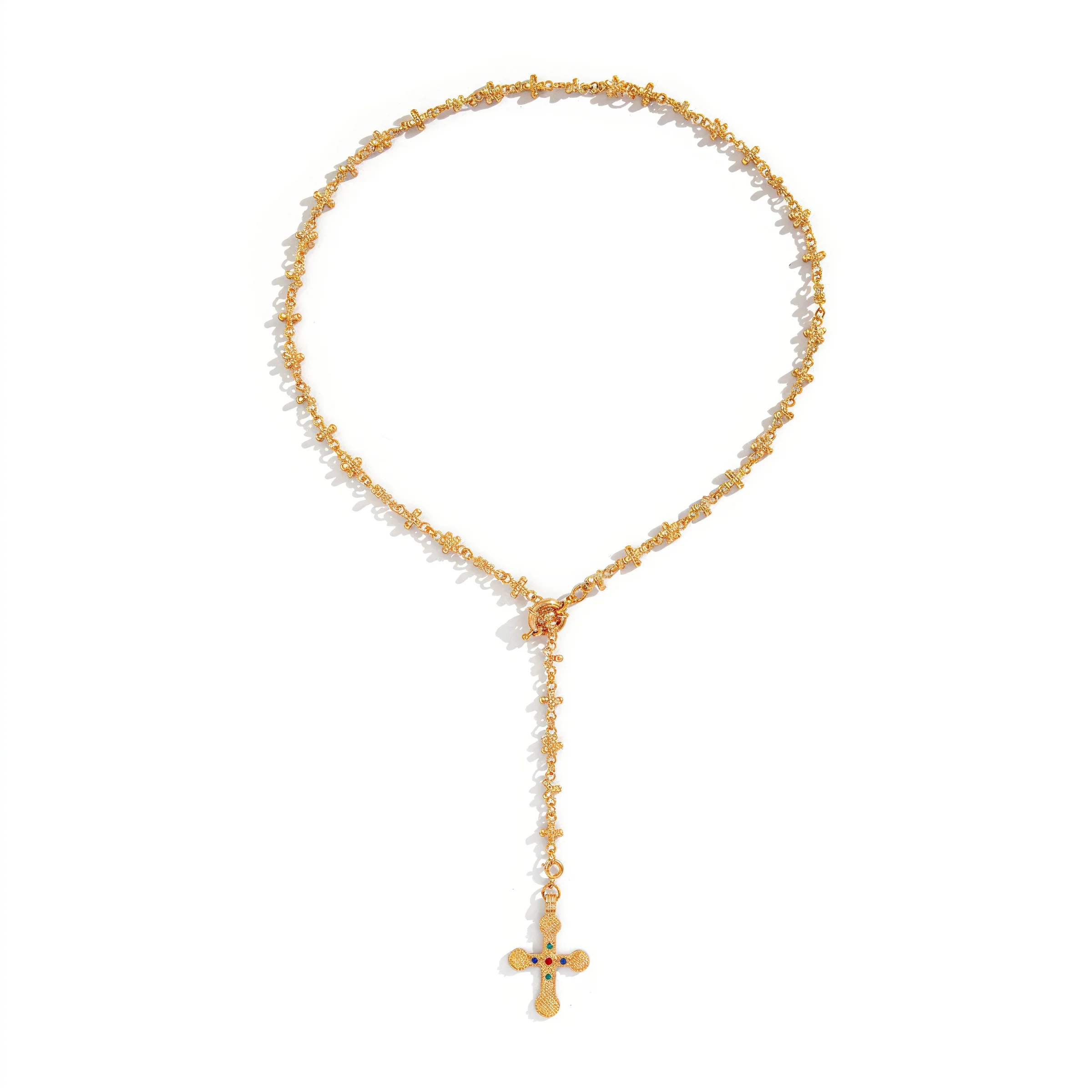 Cross Link Chain Necklace - Image 8