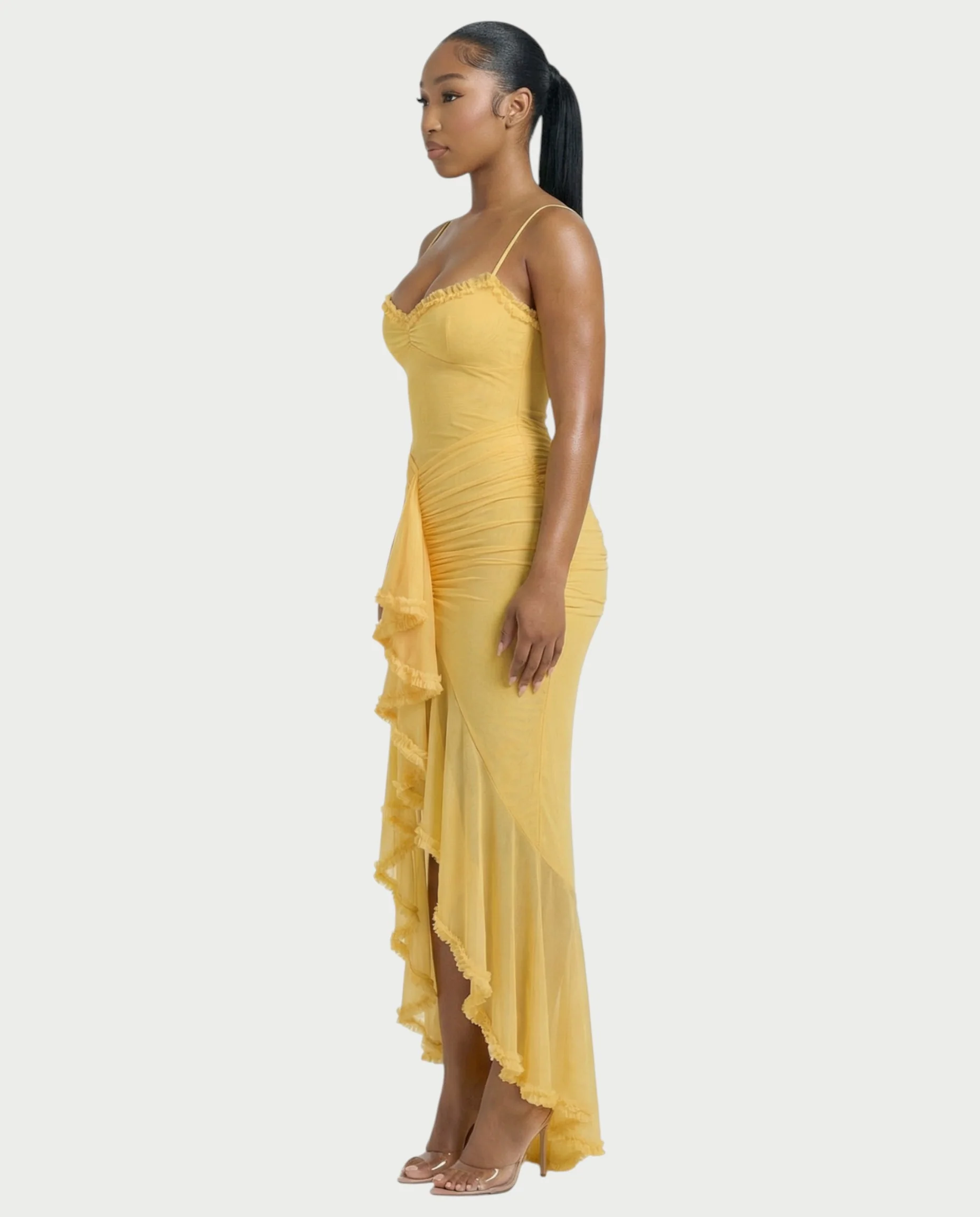 CYNTHIA Ruffled Maxi Dress - Image 3