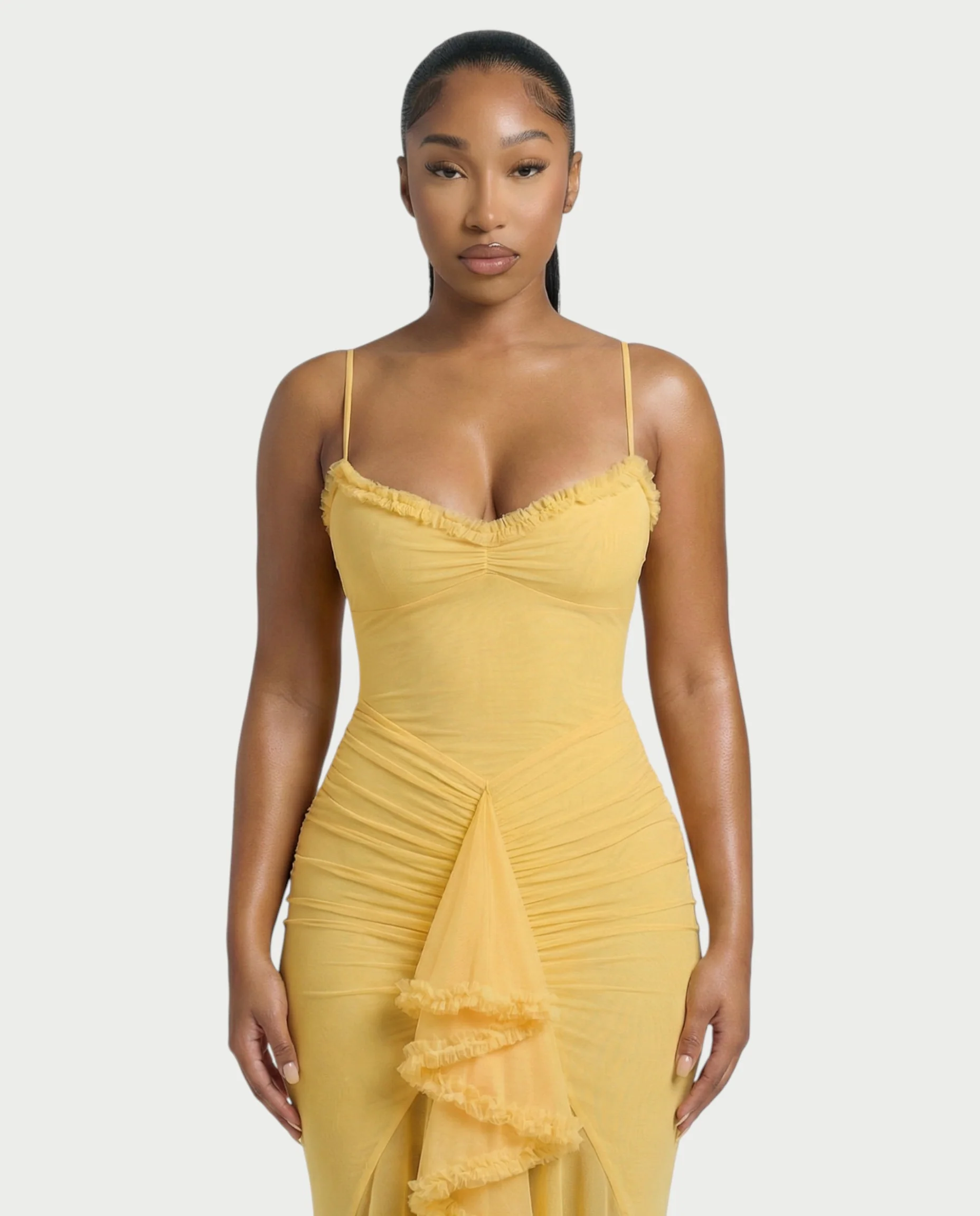 CYNTHIA Ruffled Maxi Dress - Image 4