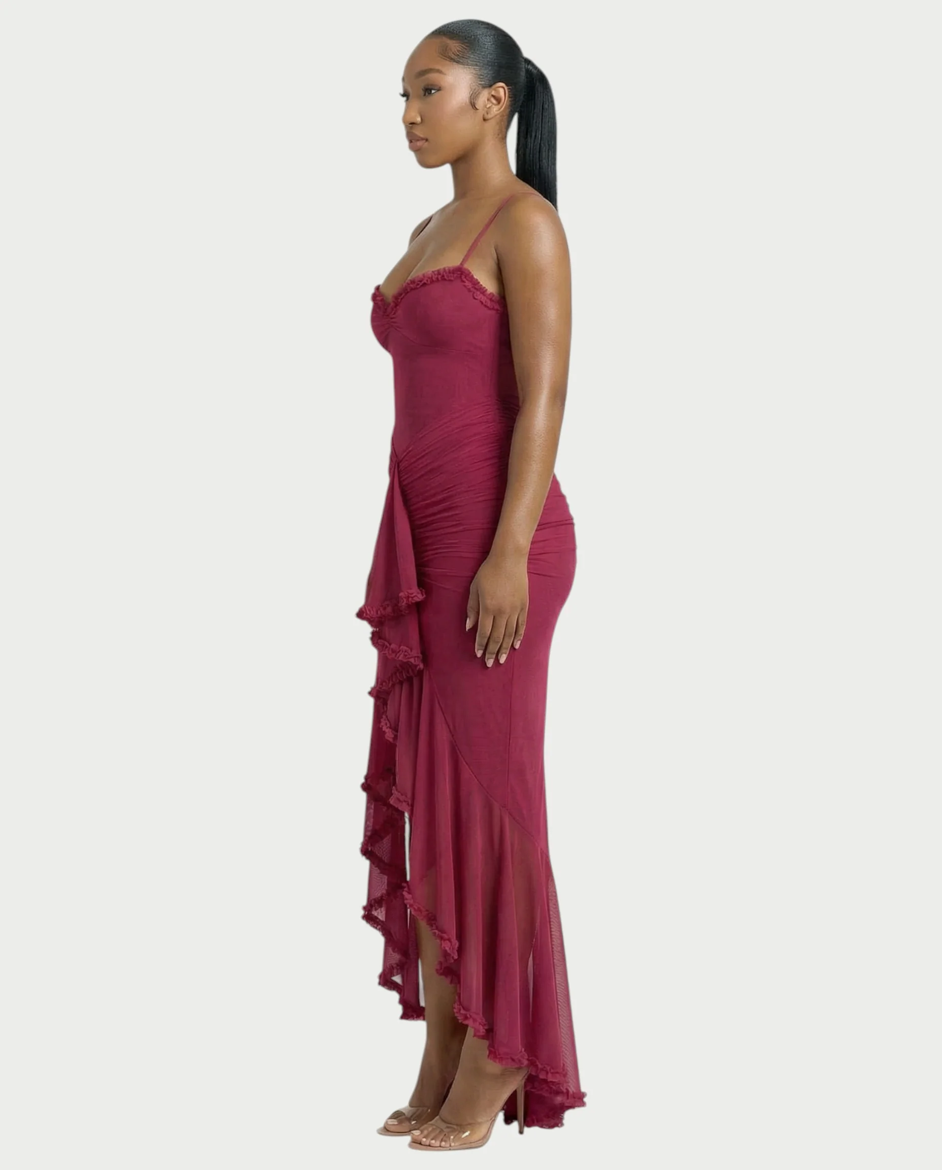 CYNTHIA Ruffled Maxi Dress - Image 8