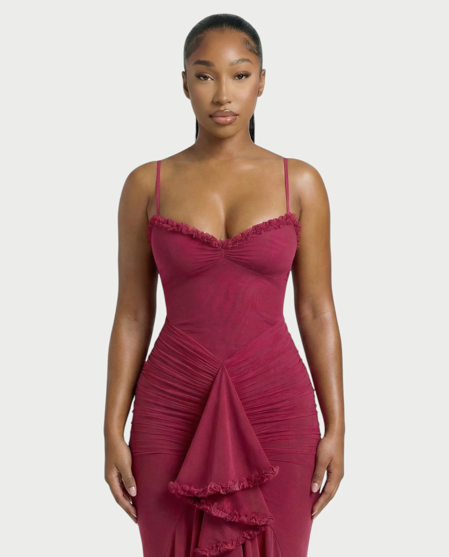 CYNTHIA Ruffled Maxi Dress - Image 9