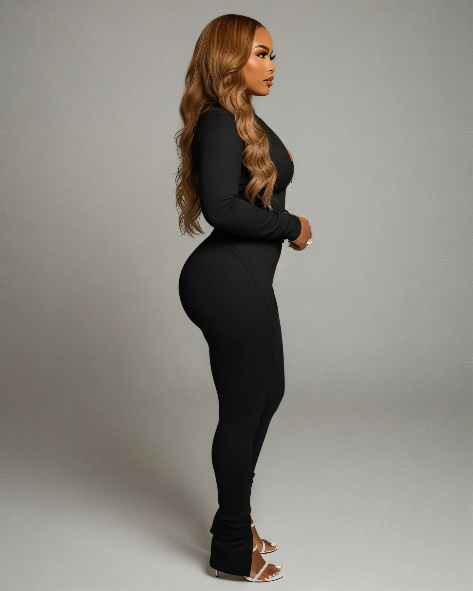DAVINA Long Sleeve Zip-up Top & Pants Set - Image 7