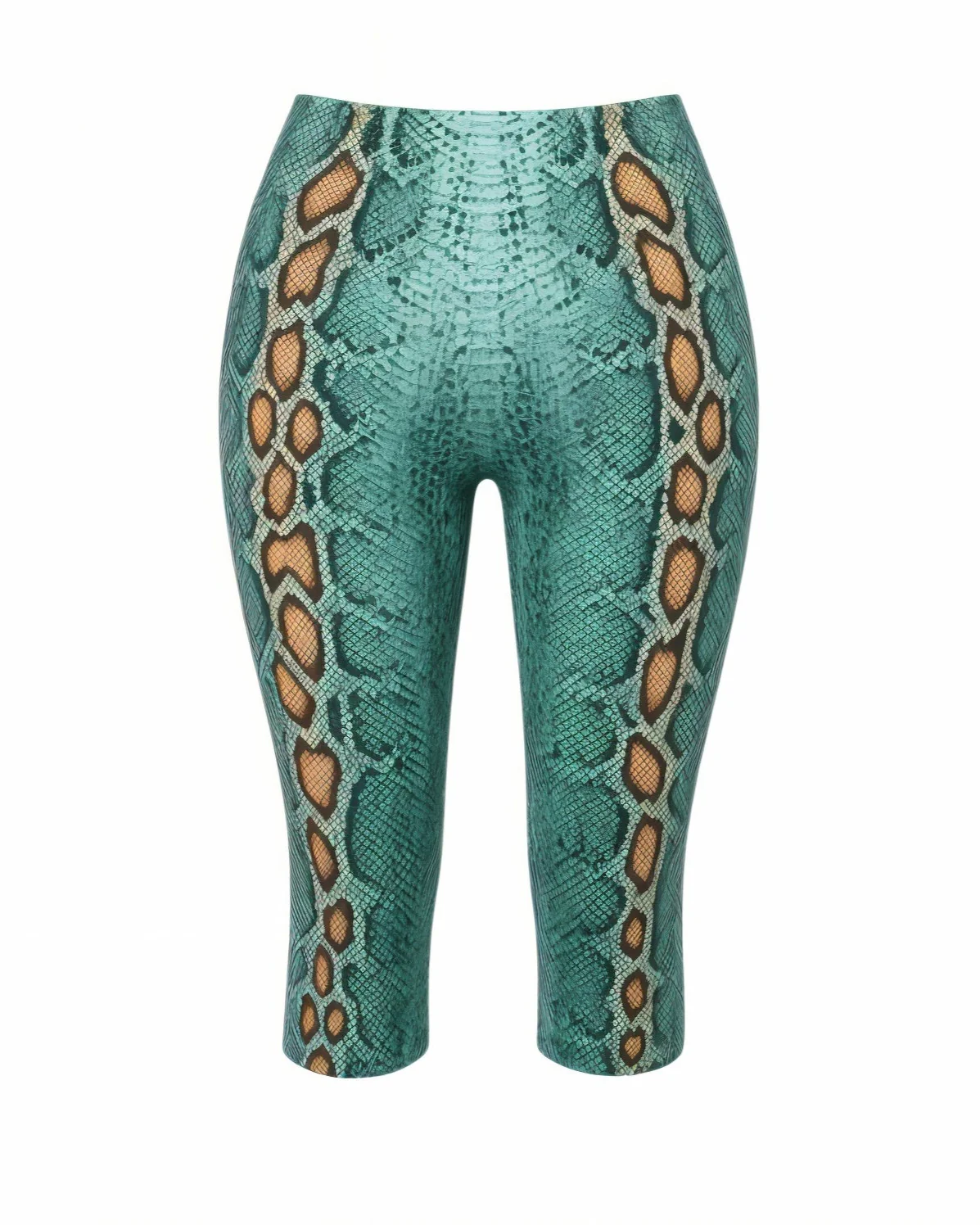 DELLA Snake Print Capri Pants - Image 5
