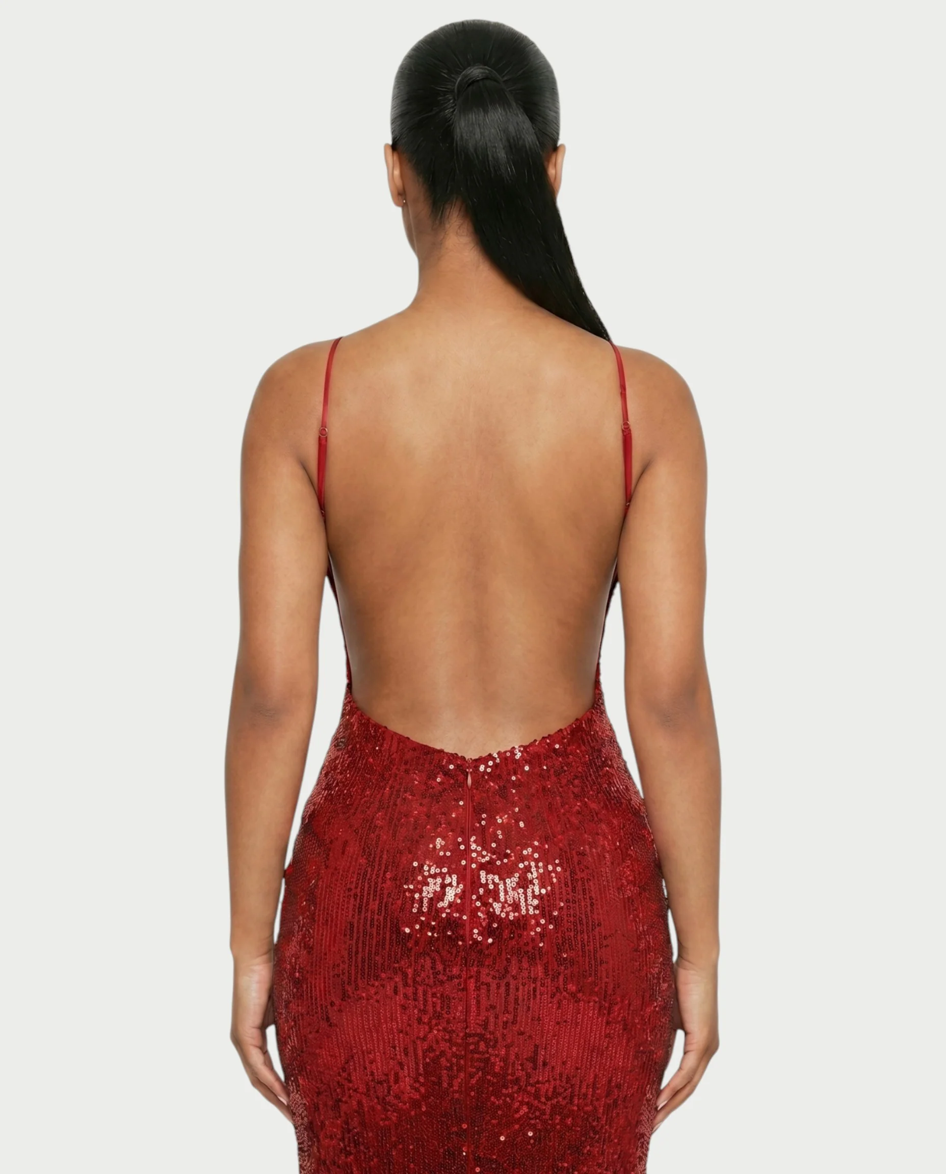 DELYA Sequin Backless Maxi Dress - Image 10
