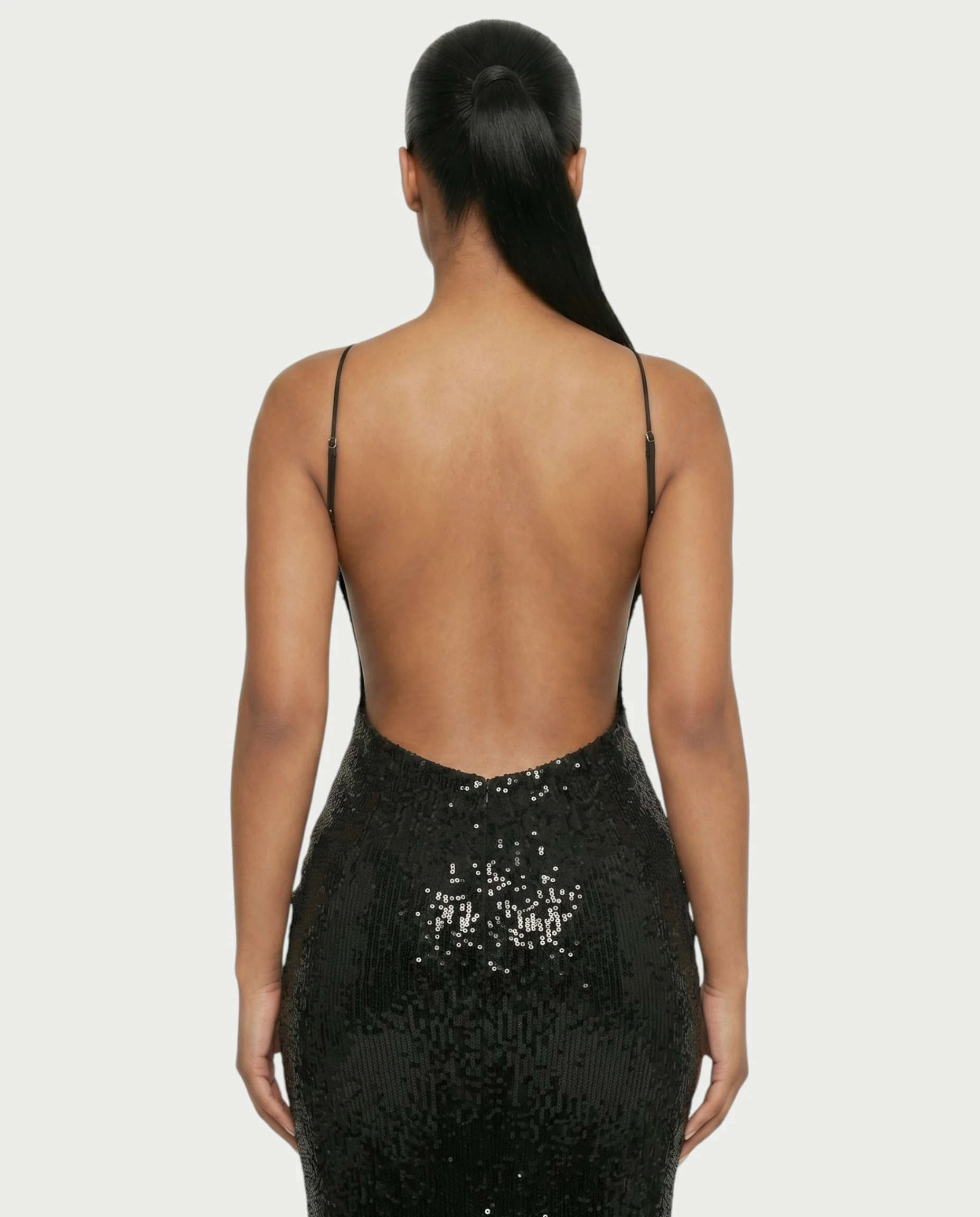 DELYA Sequin Backless Maxi Dress - Image 5
