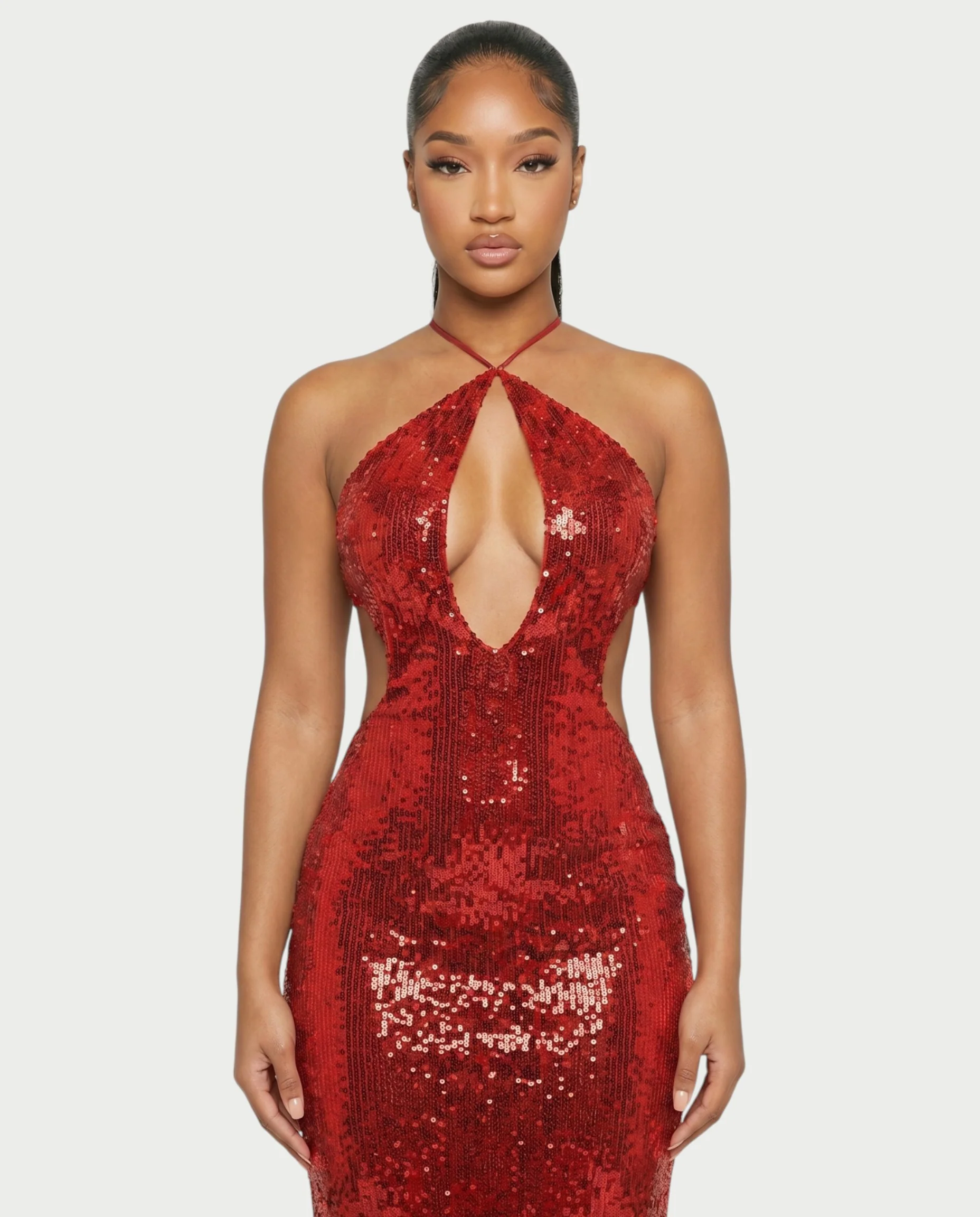 DELYA Sequin Backless Maxi Dress - Image 9