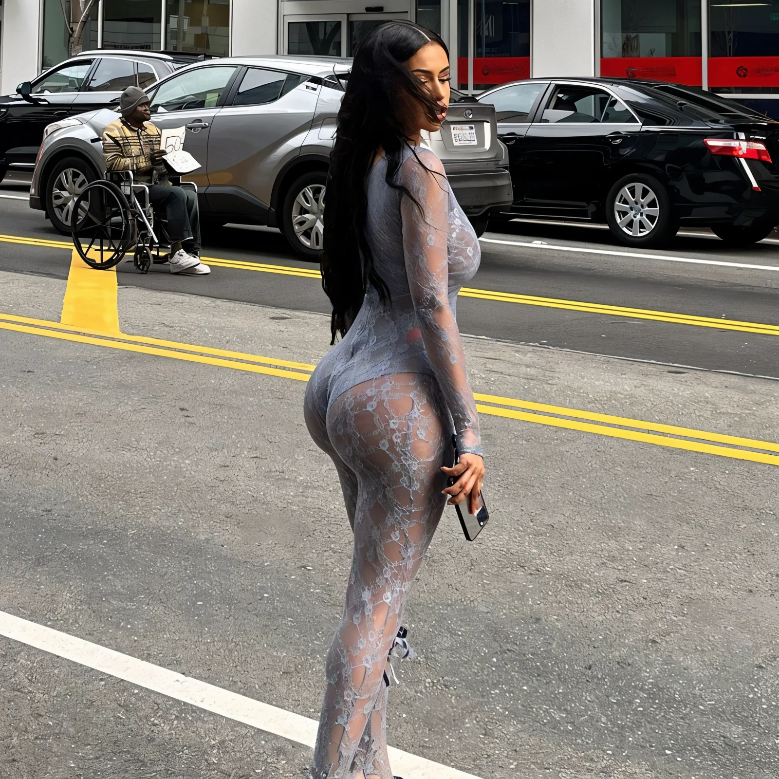 ELINA Lace Ribbon Jumpsuit - Image 5