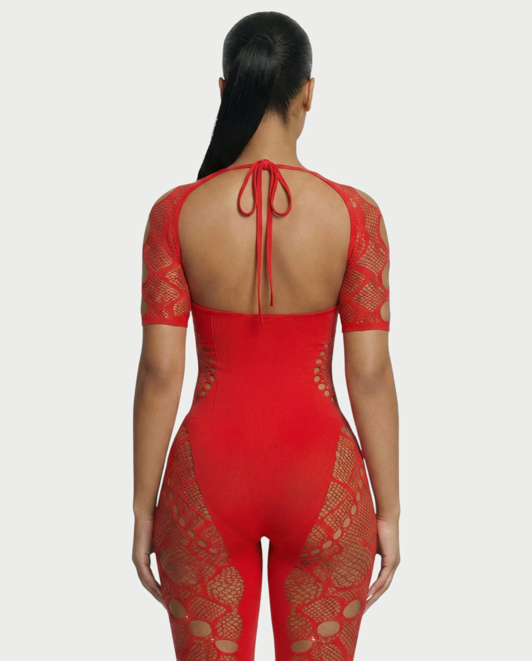 ELISE Cutout Rhinestone Jumpsuit - Image 10