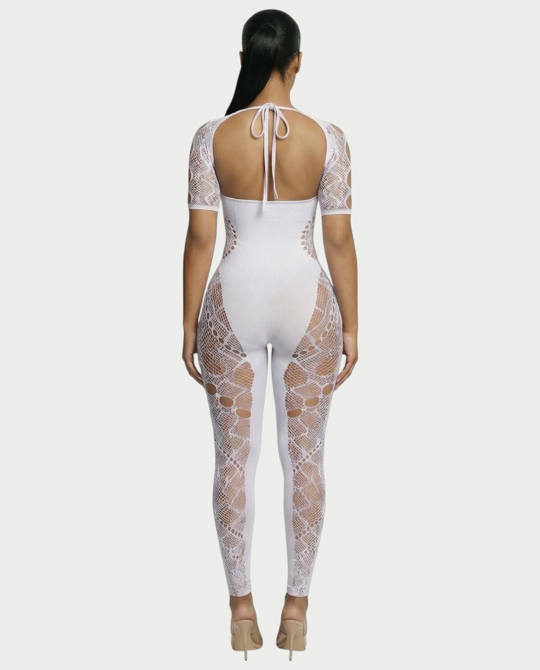 ELISE Cutout Rhinestone Jumpsuit - Image 12
